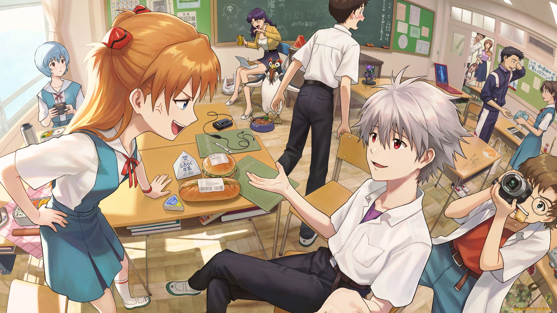 аниме, evangelion, евангелион