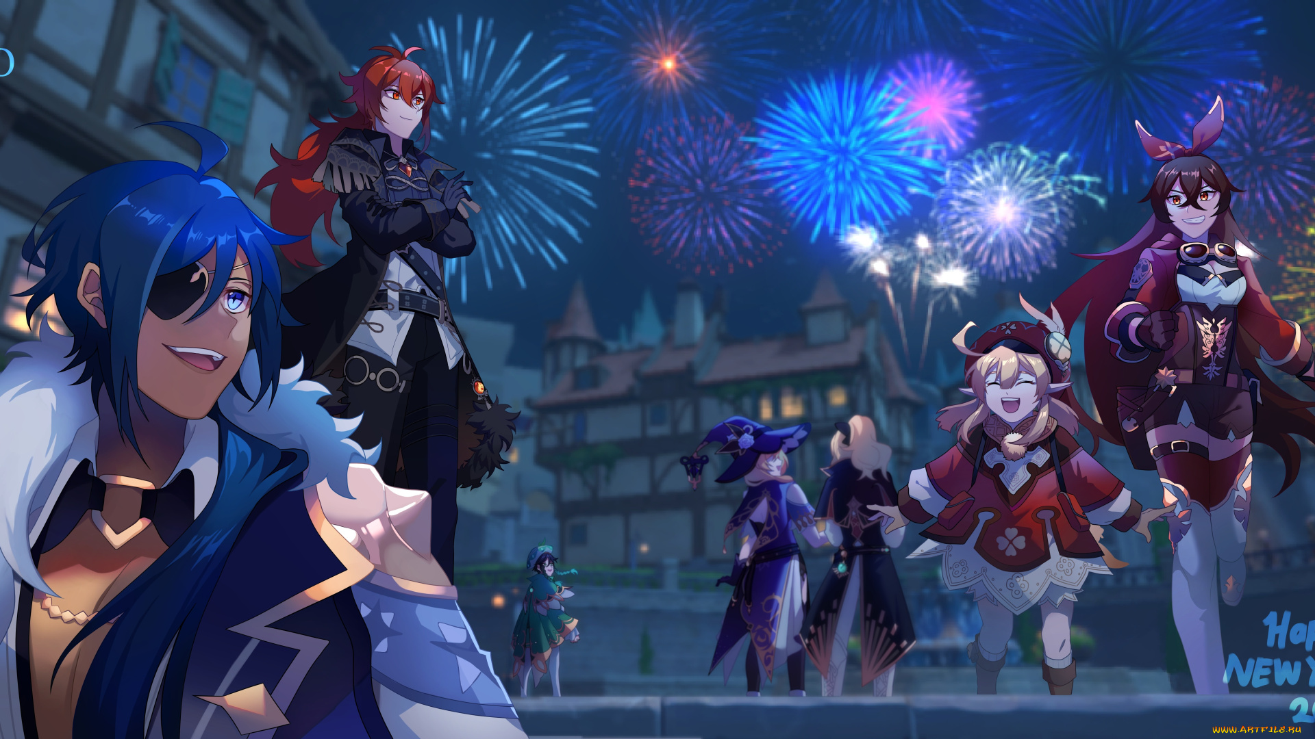 аниме, genshin, impact, genshin, impact