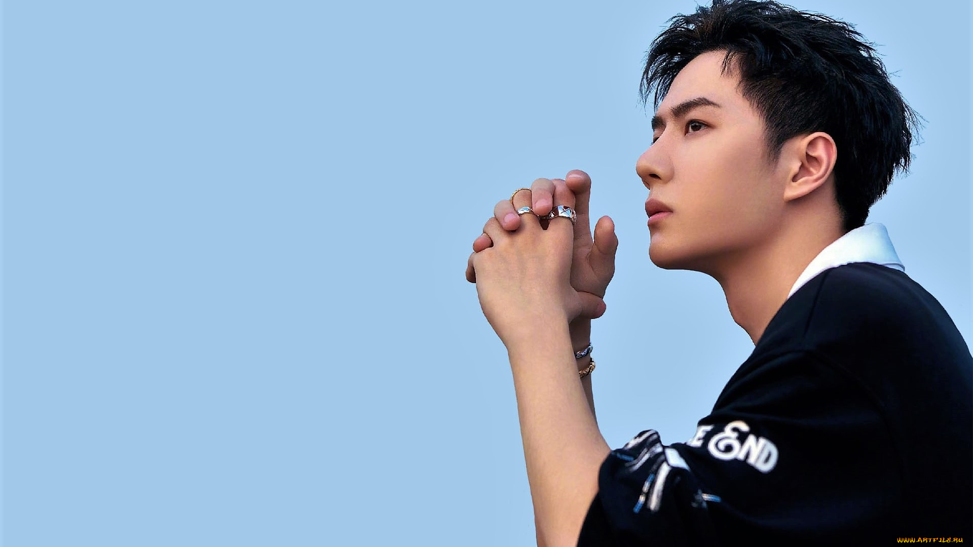 мужчины, wang, yi, bo, актер, певец, лицо