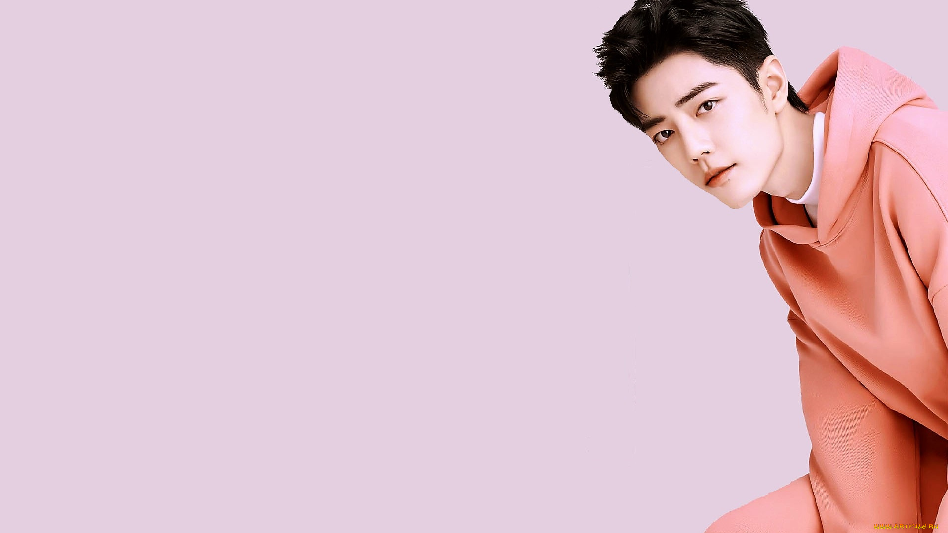 мужчины, xiao, zhan, актер, толстовка