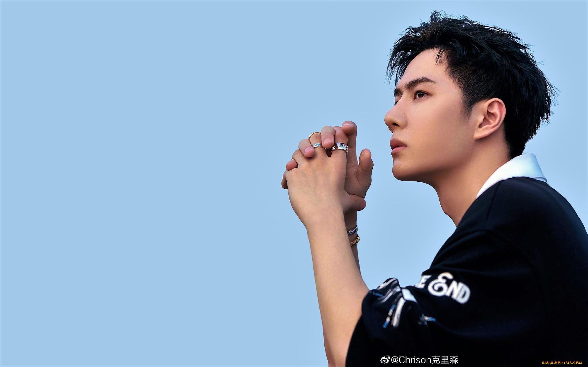 мужчины, wang, yi, bo, актер, певец, лицо