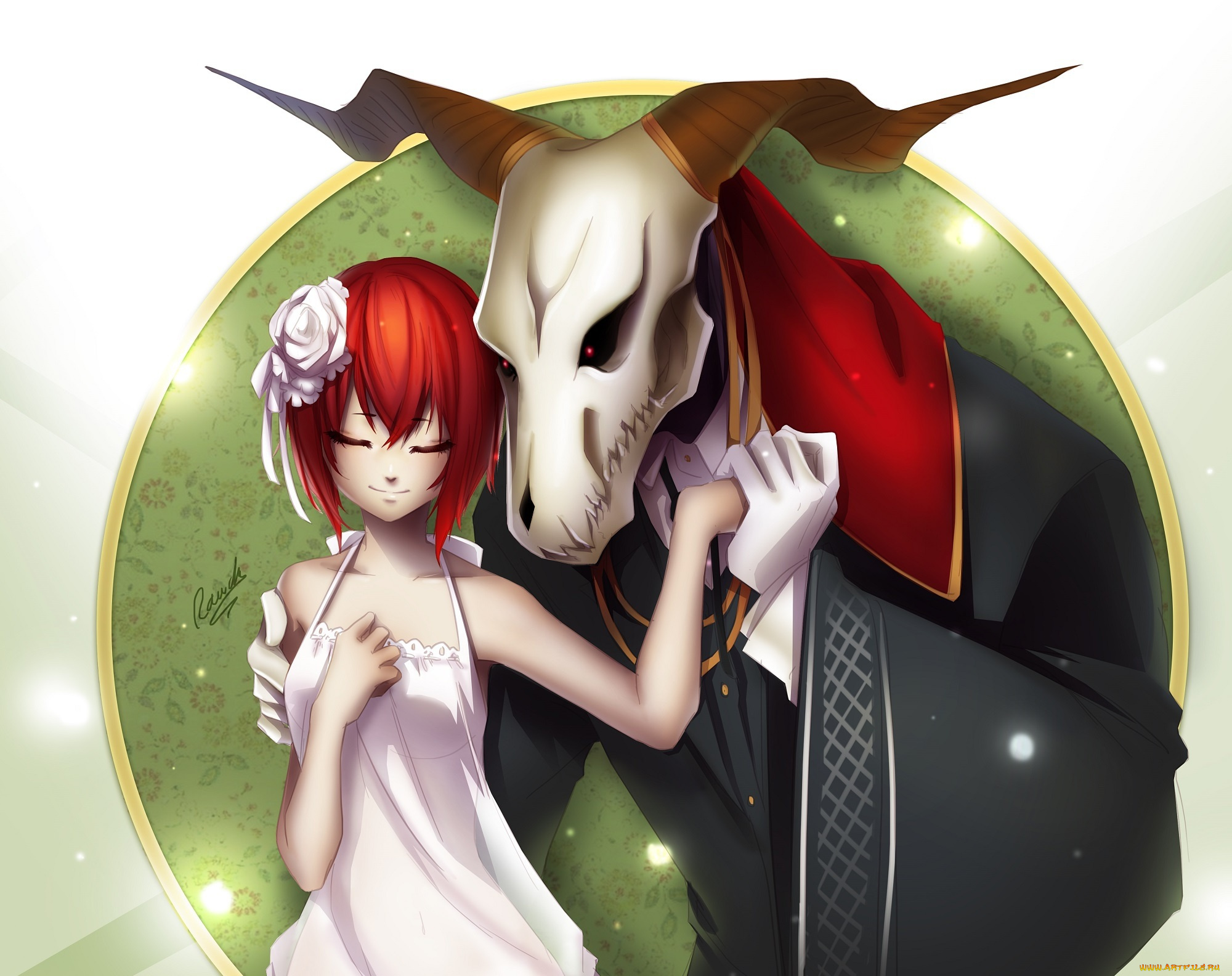 аниме, mahou, tsukai, no, yome, невеста, чародея