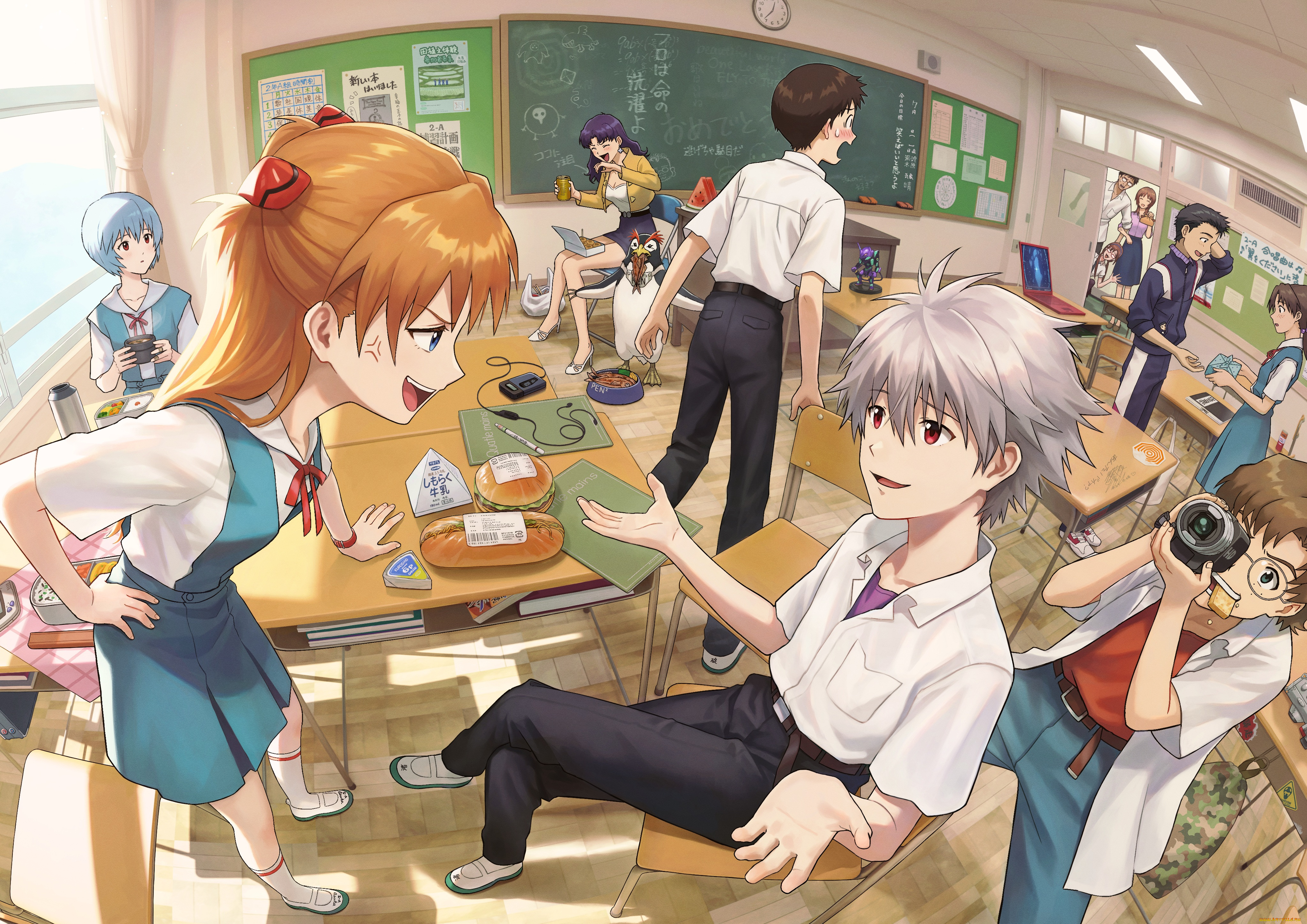 аниме, evangelion, евангелион