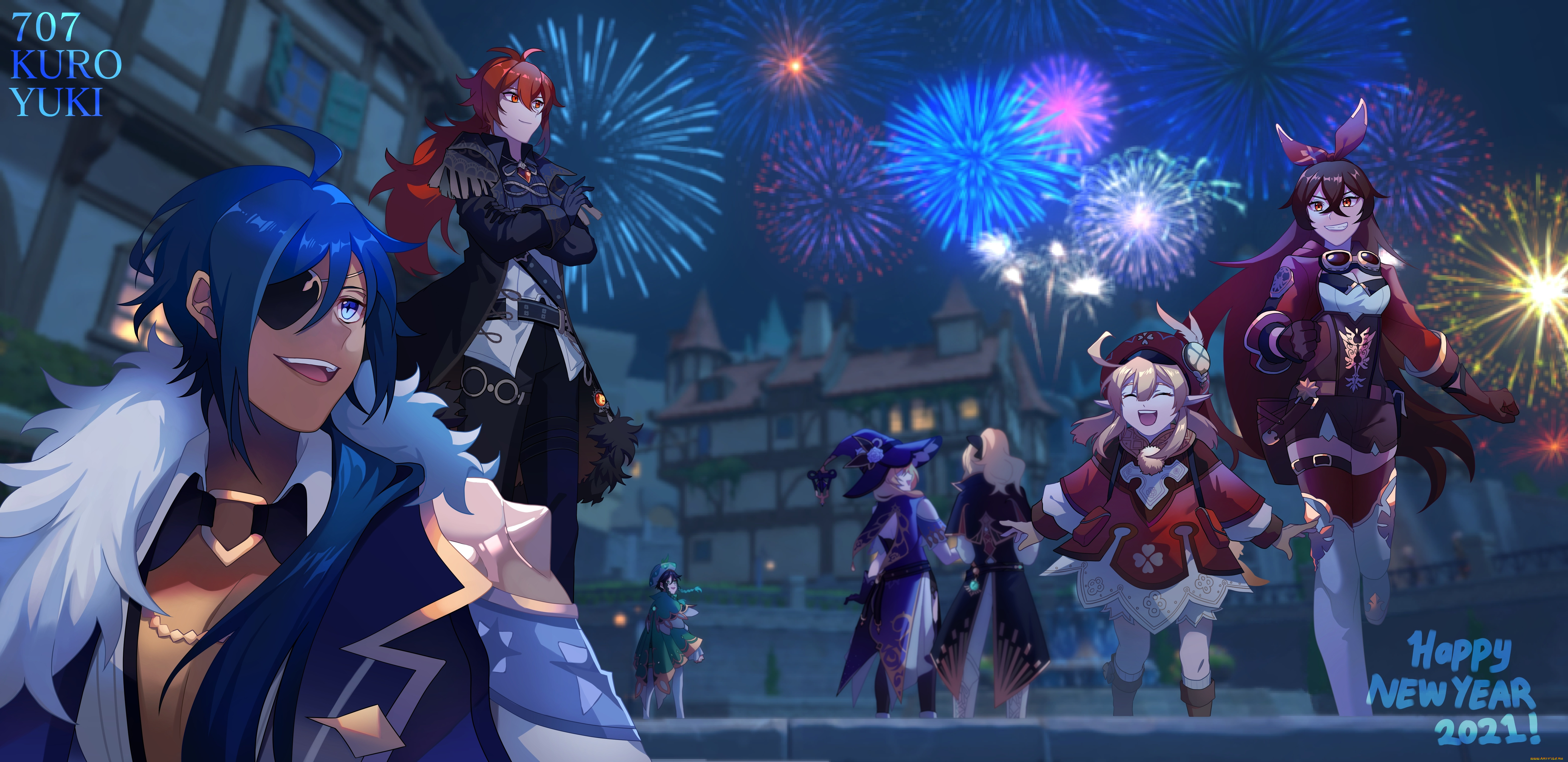 аниме, genshin, impact, genshin, impact