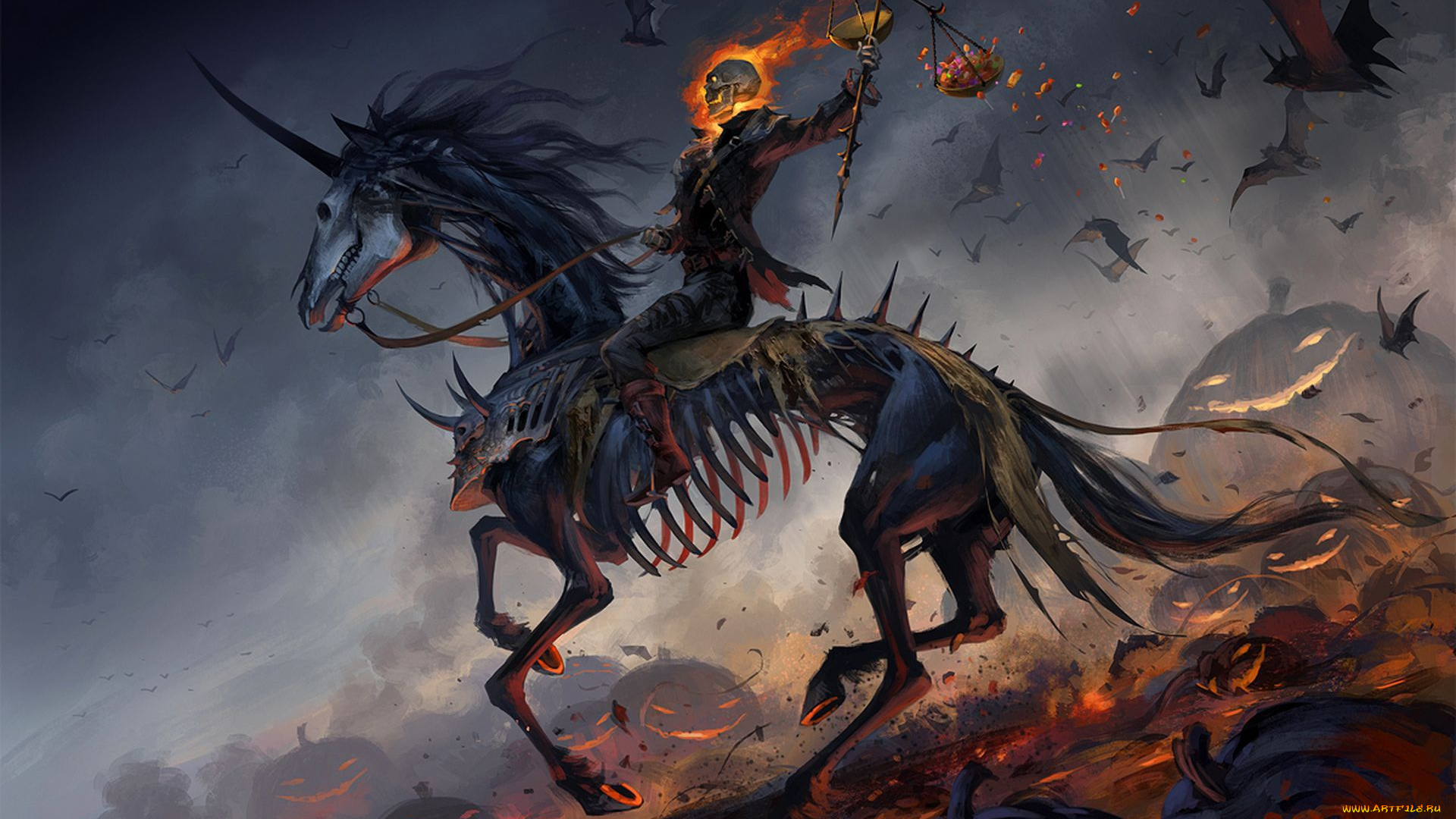 фэнтези, нежить, скелеты