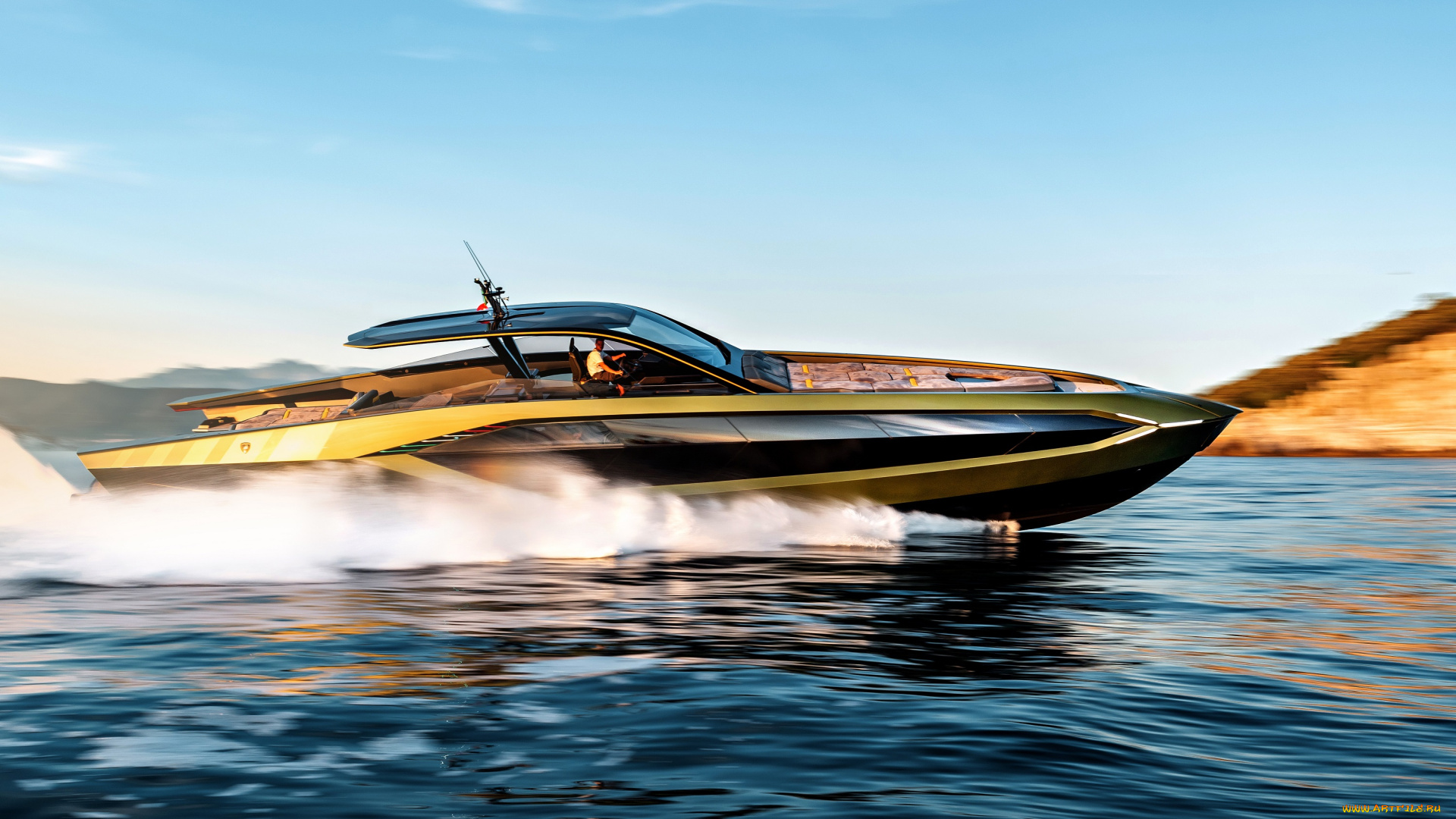 корабли, яхты, tecnomar, for, lamborghini, 63, superyacht, motor, yacht, luxury, 2021