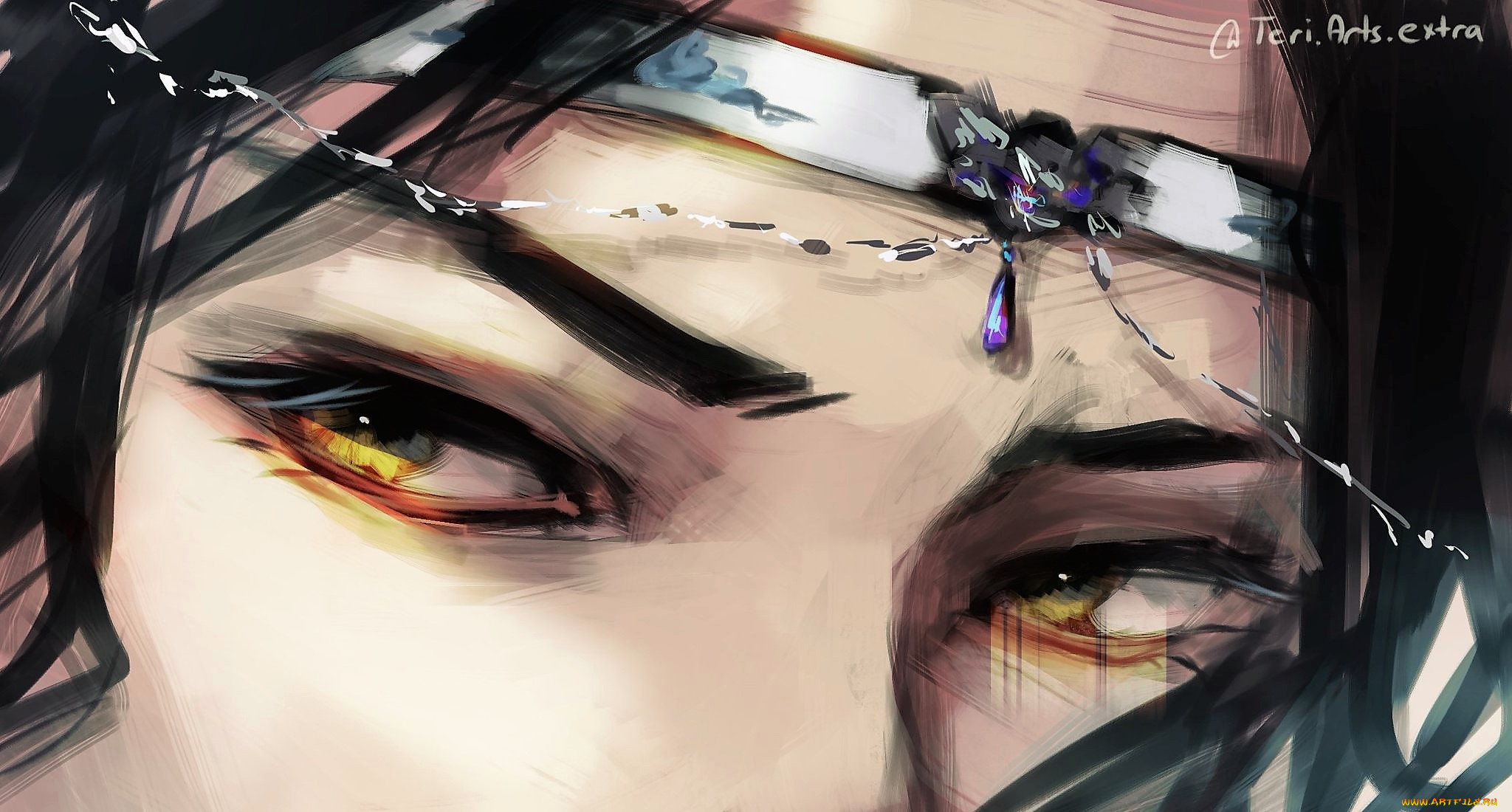 рисованное, кино, , мультфильмы, лань, ванцзи, глаза