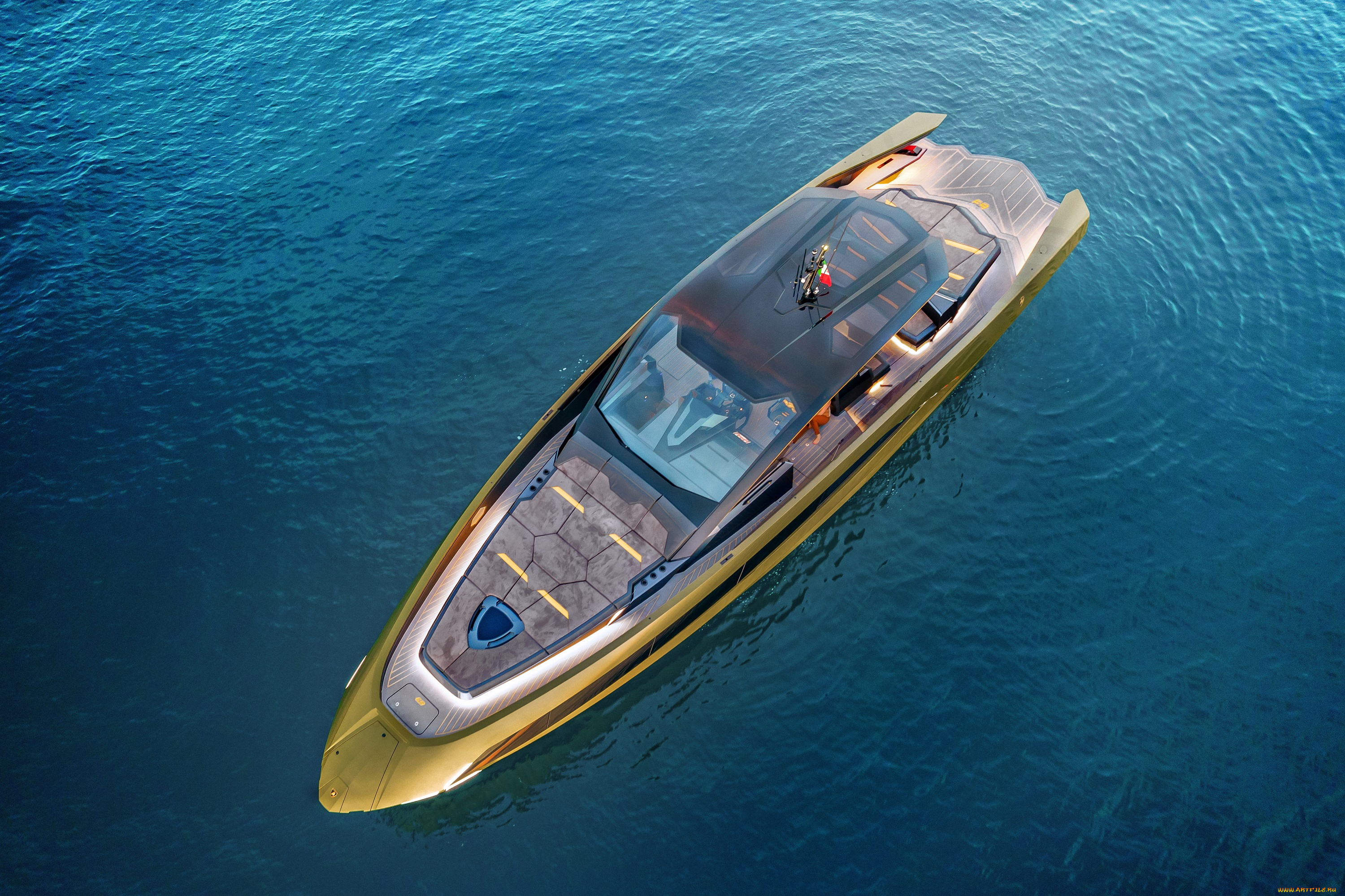 корабли, яхты, tecnomar, for, lamborghini, 63, superyacht, motor, yacht, luxury, 2021