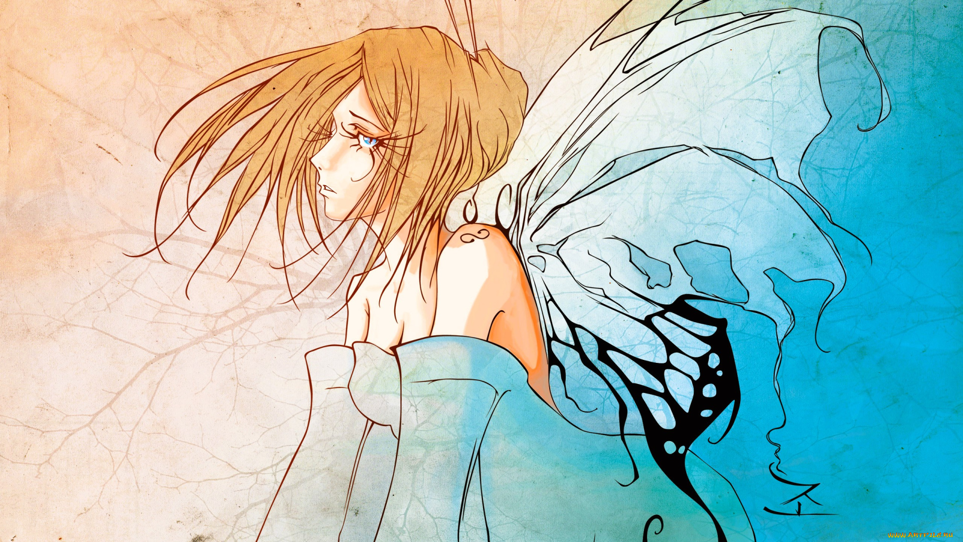 фэнтези, феи, девушка, крылья, наряд, фея