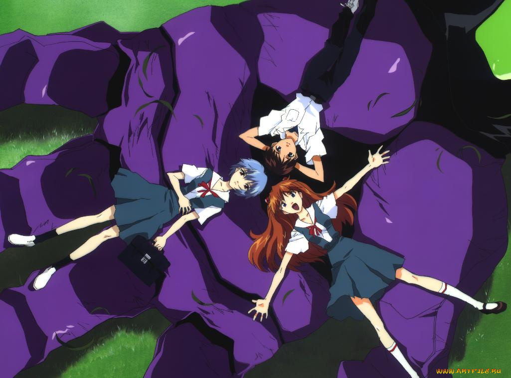 eva, pilots, аниме, evangelion