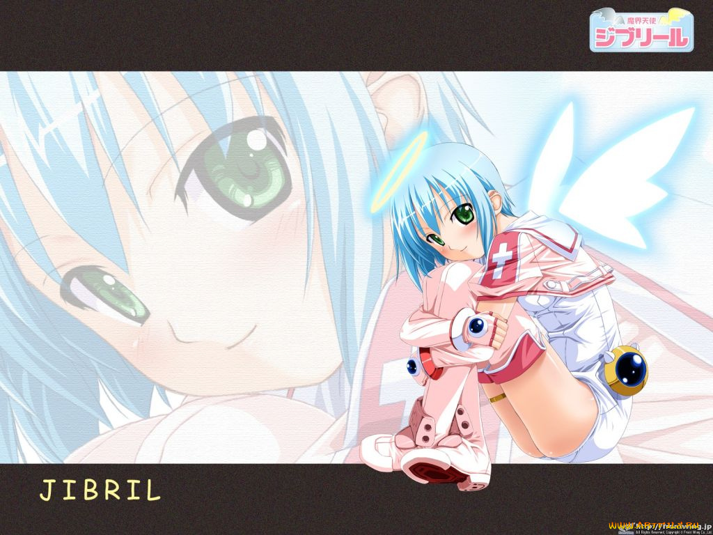 аниме, jiburiru, the, devil, angel