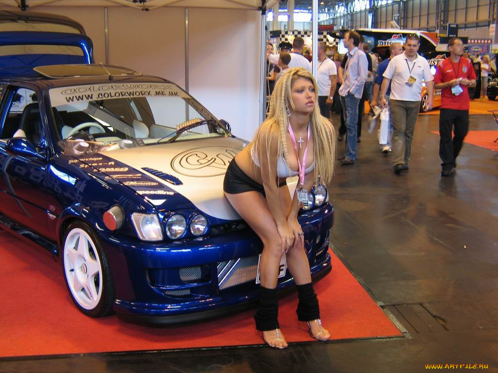 автомобили, авто, девушками