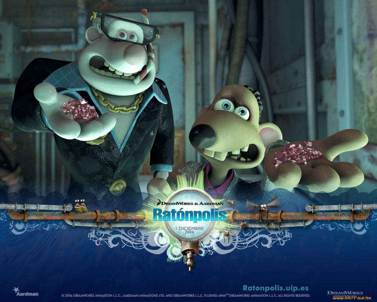 мультфильмы, flushed, away