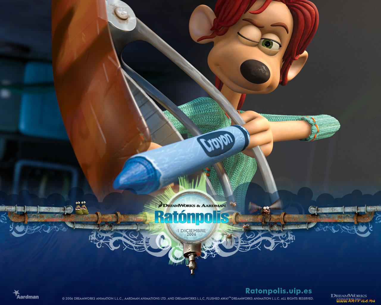 мультфильмы, flushed, away