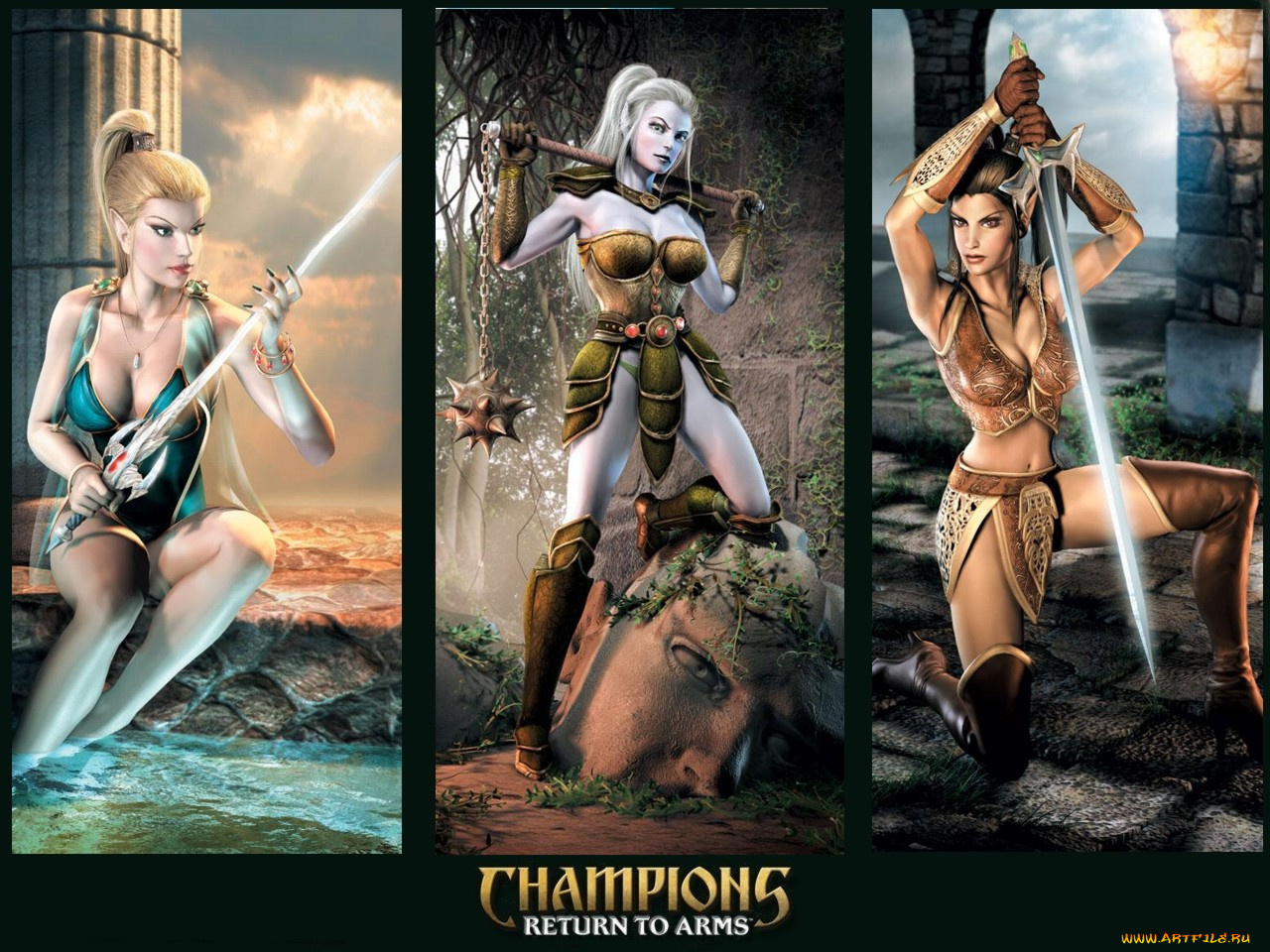 видео, игры, champions, return, to, arms
