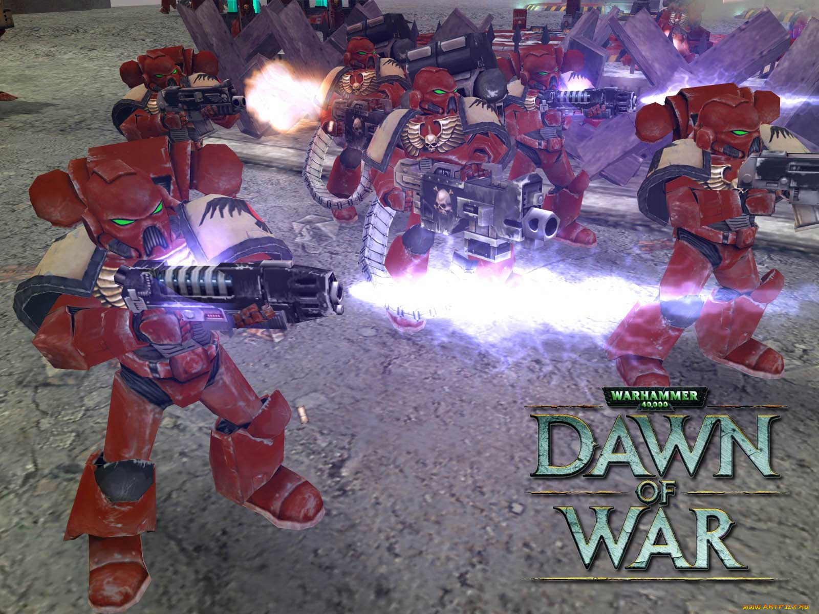warhammer, 40, 000, dawn, of, war, видео, игры