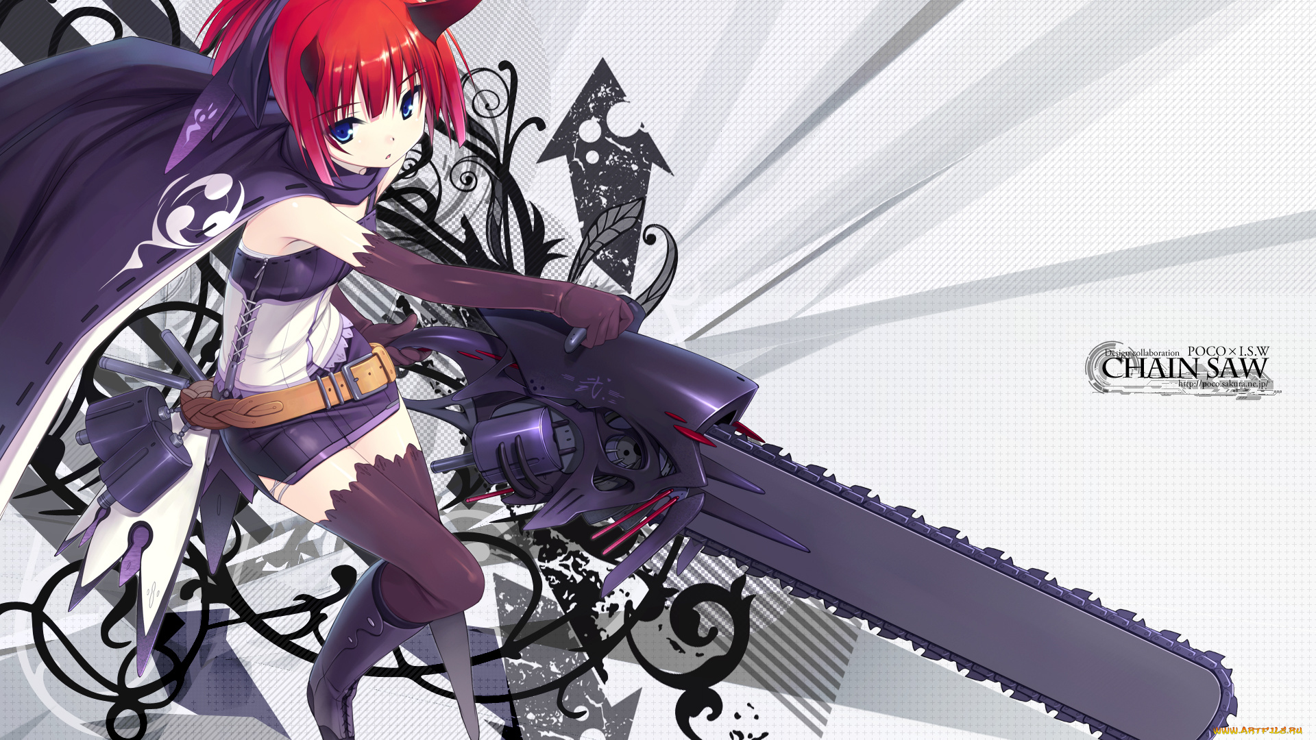 аниме, weapon, blood, technology