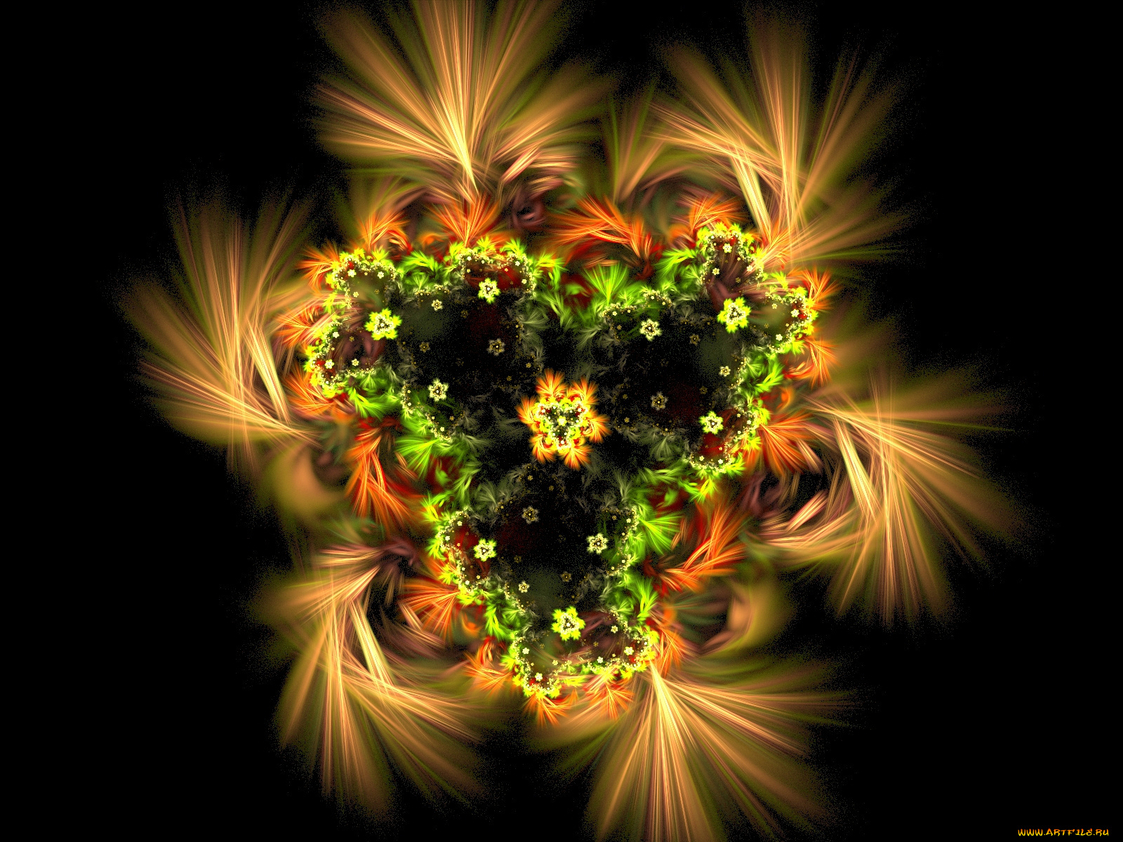 3д, графика, fractal, фракталы, цвета, узор, тёмный