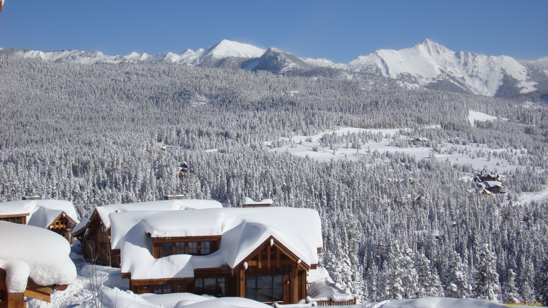 природа, зима, альпы