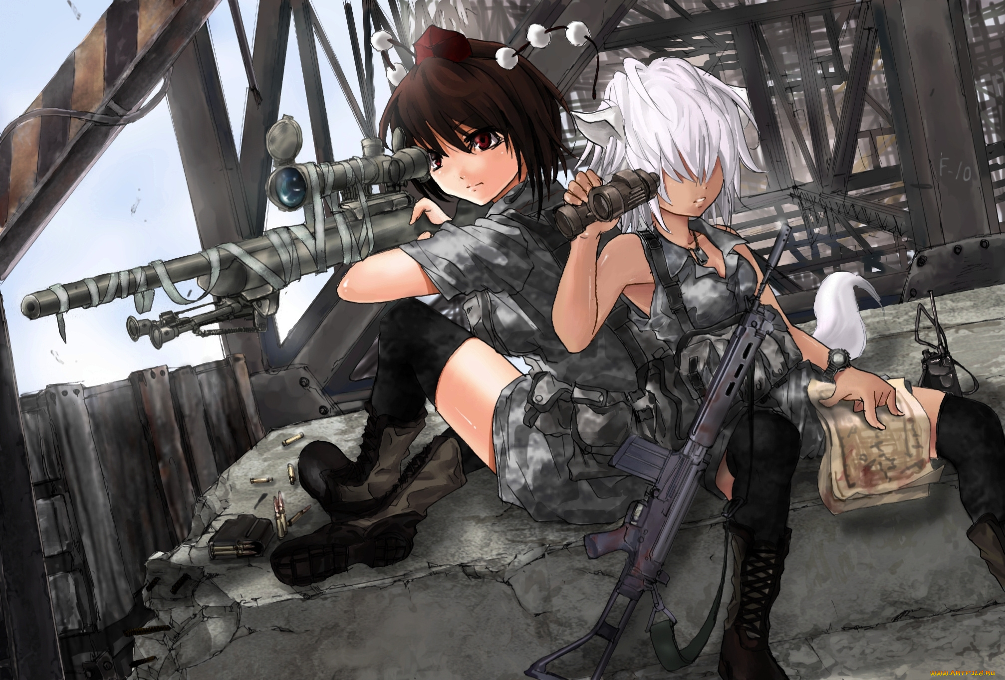 аниме, touhou, оружие, айя, шамеймару, и, мимодзи, инубашири