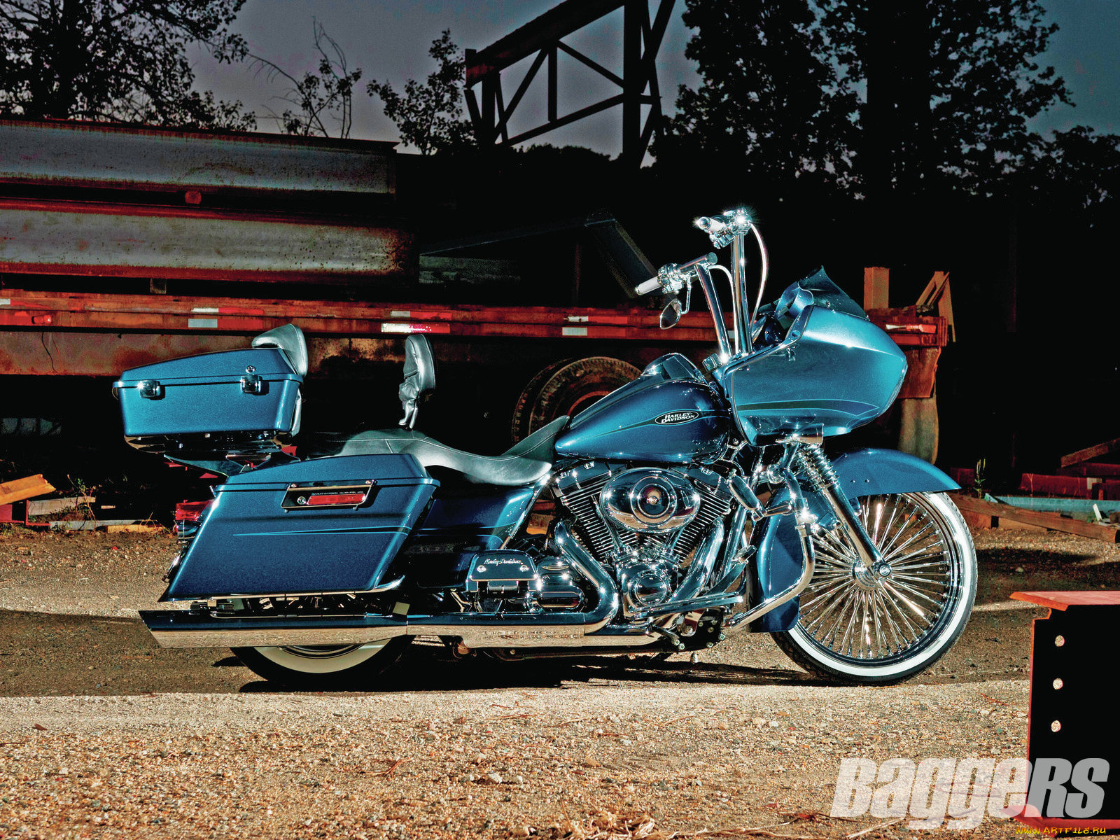 2009, harley, davidson, road, glide, мотоциклы, customs