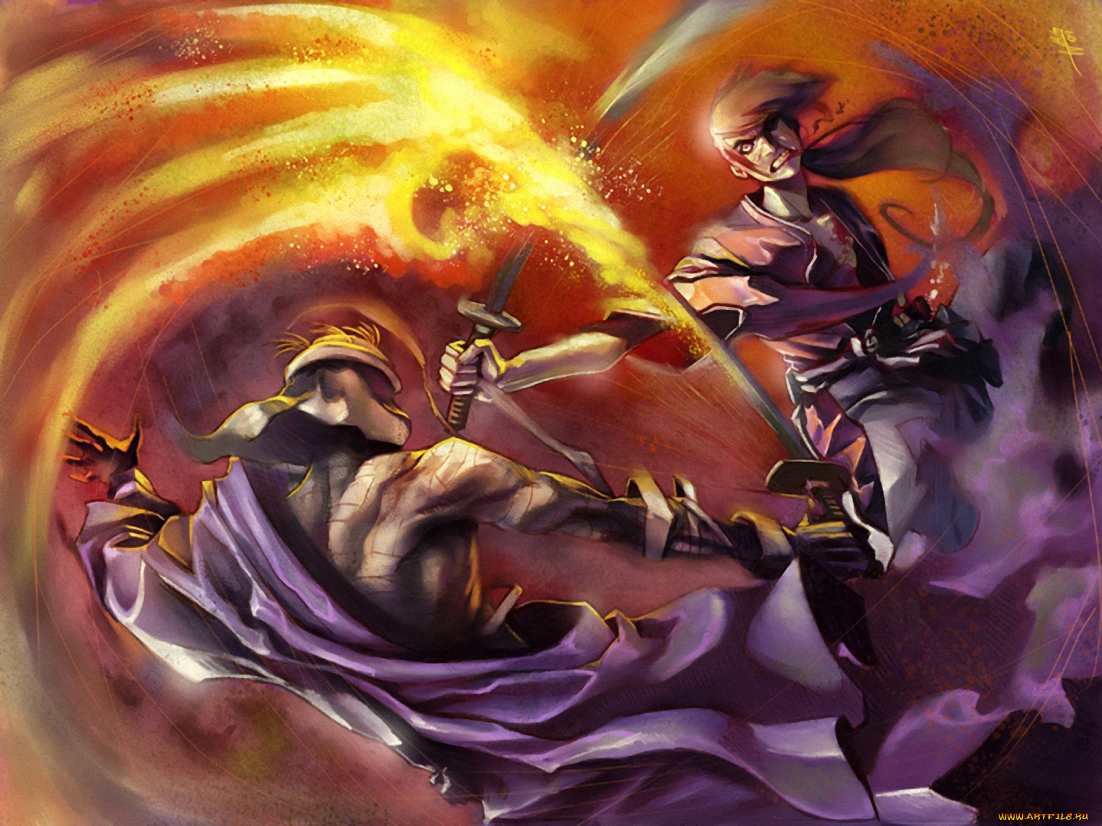 аниме, rurouni, kenshin, himura