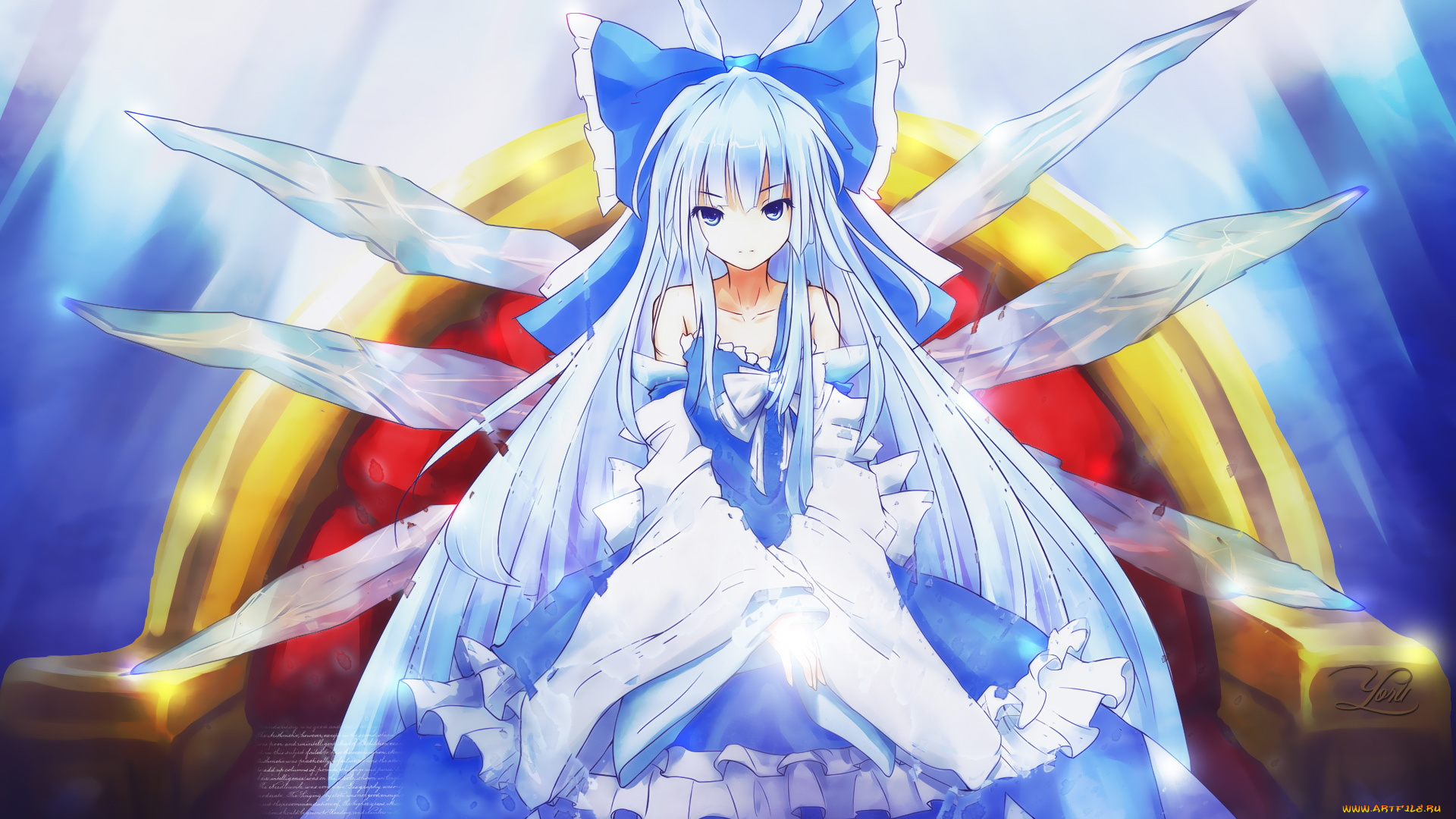 аниме, touhou, девушка