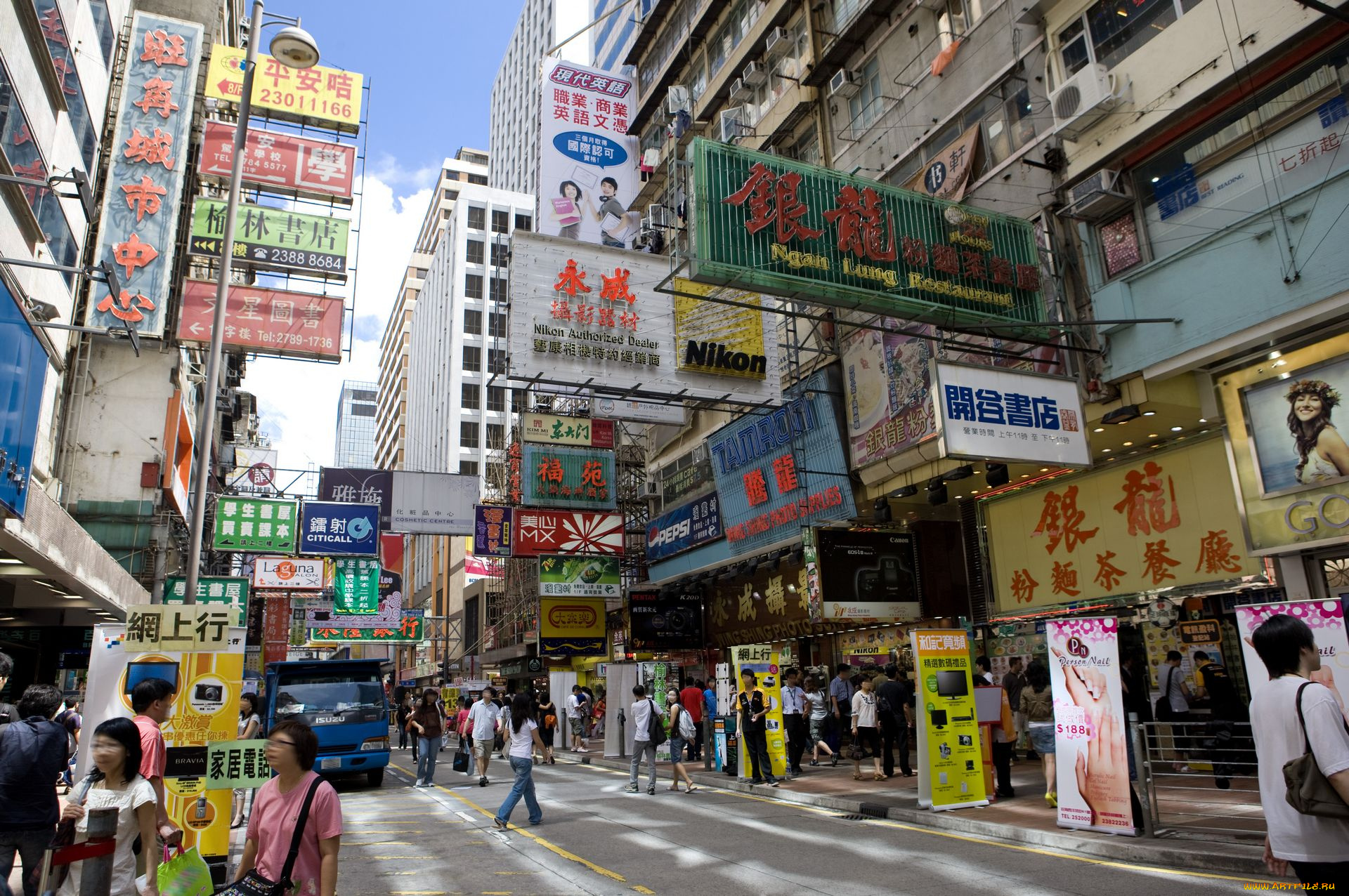 города, гонконг, китай