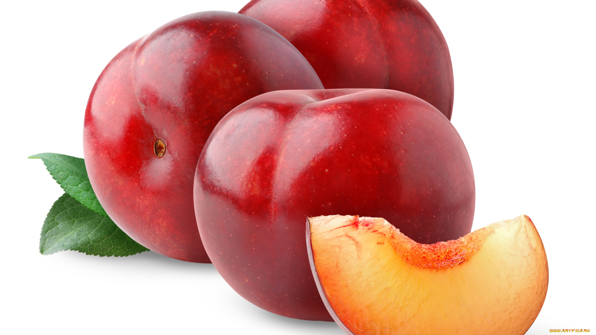 еда, персики, сливы, абрикосы, долька