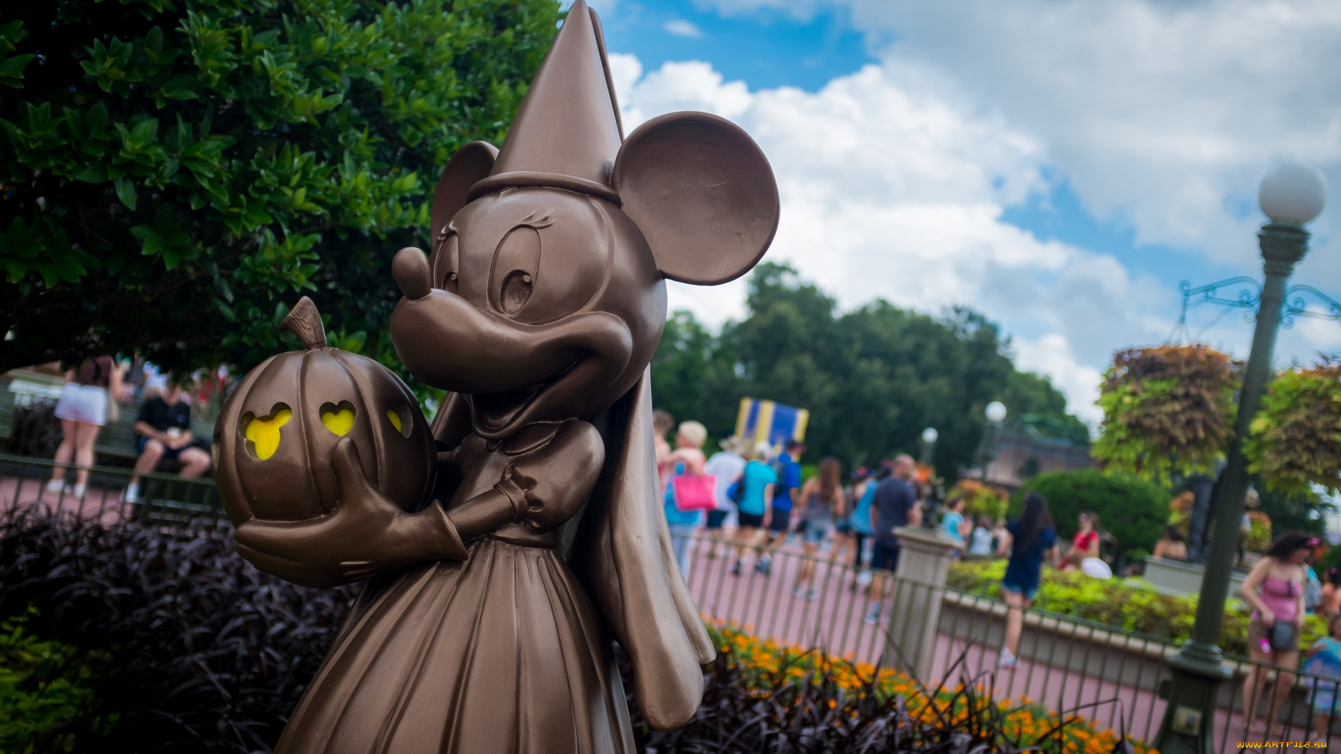 праздничные, хэллоуин, минни