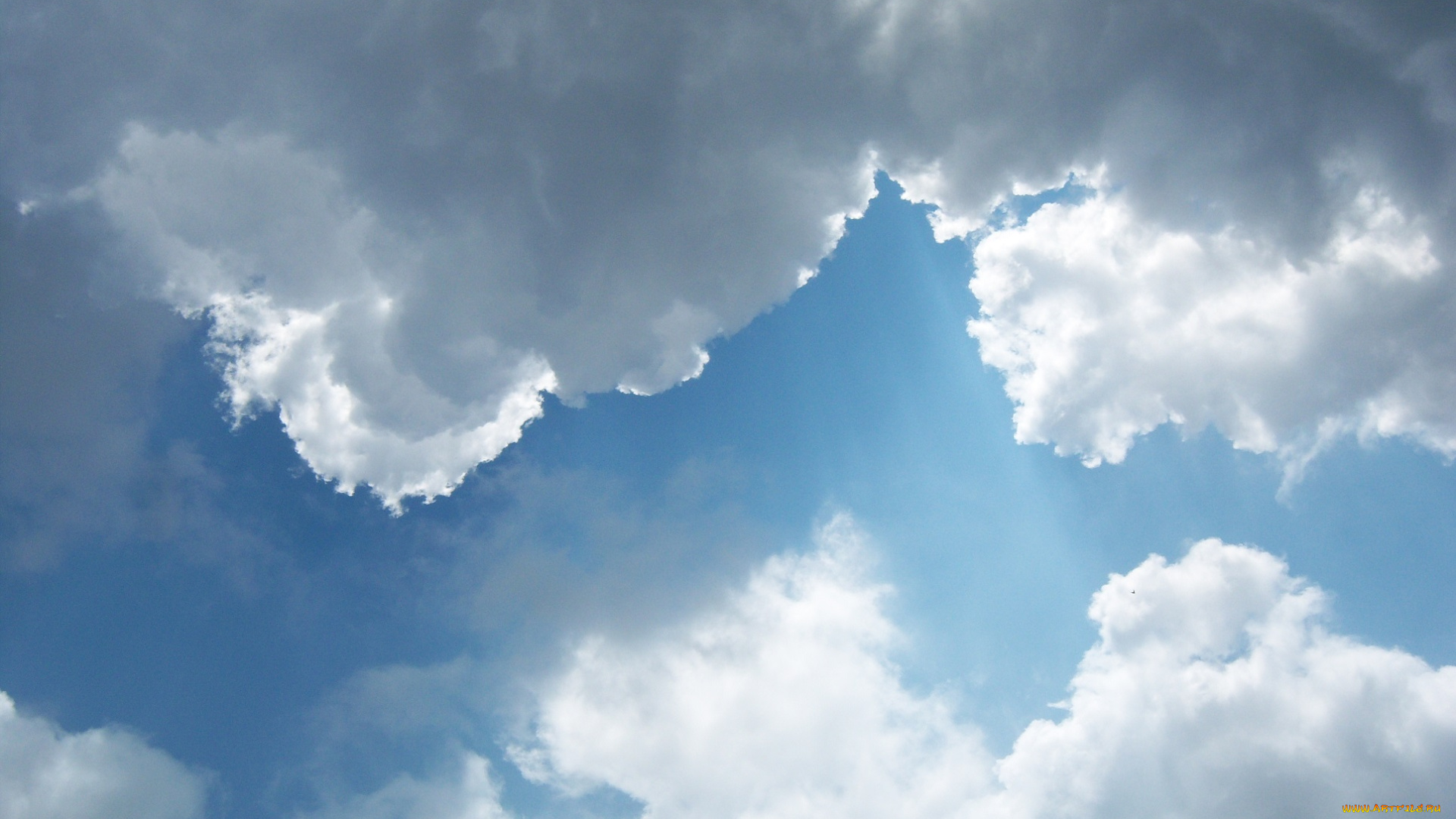 природа, облака