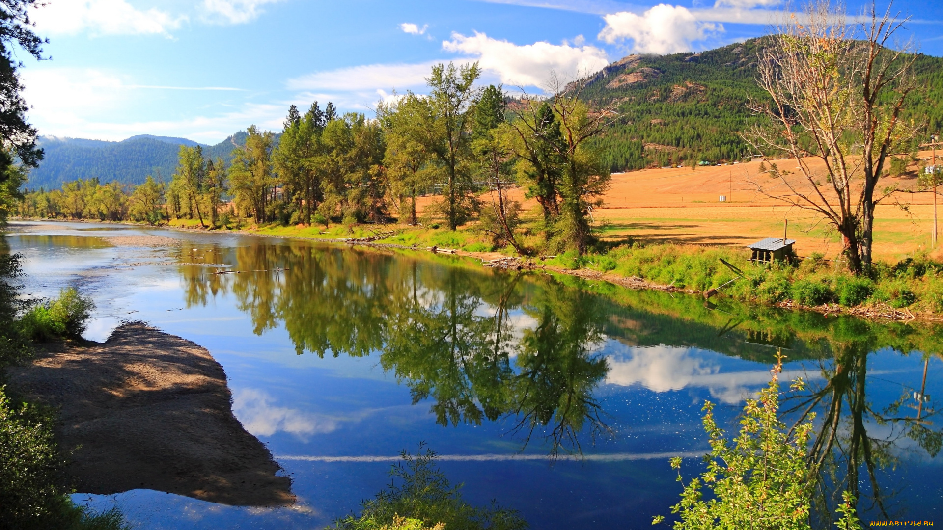 природа, реки, озера, пейзаж