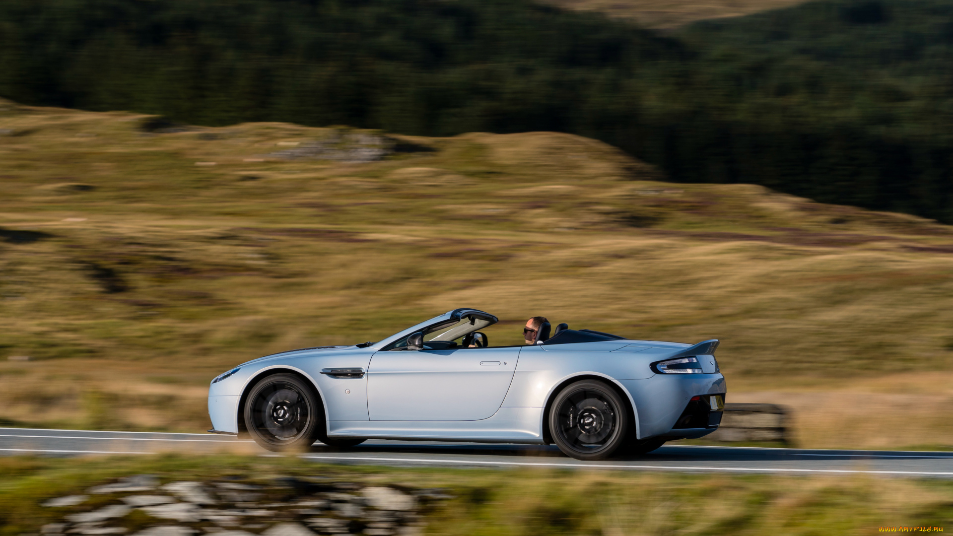 автомобили, aston, martin, roadster, серый, 2014г, uk-spec, vantage, s, v12, aston, martin