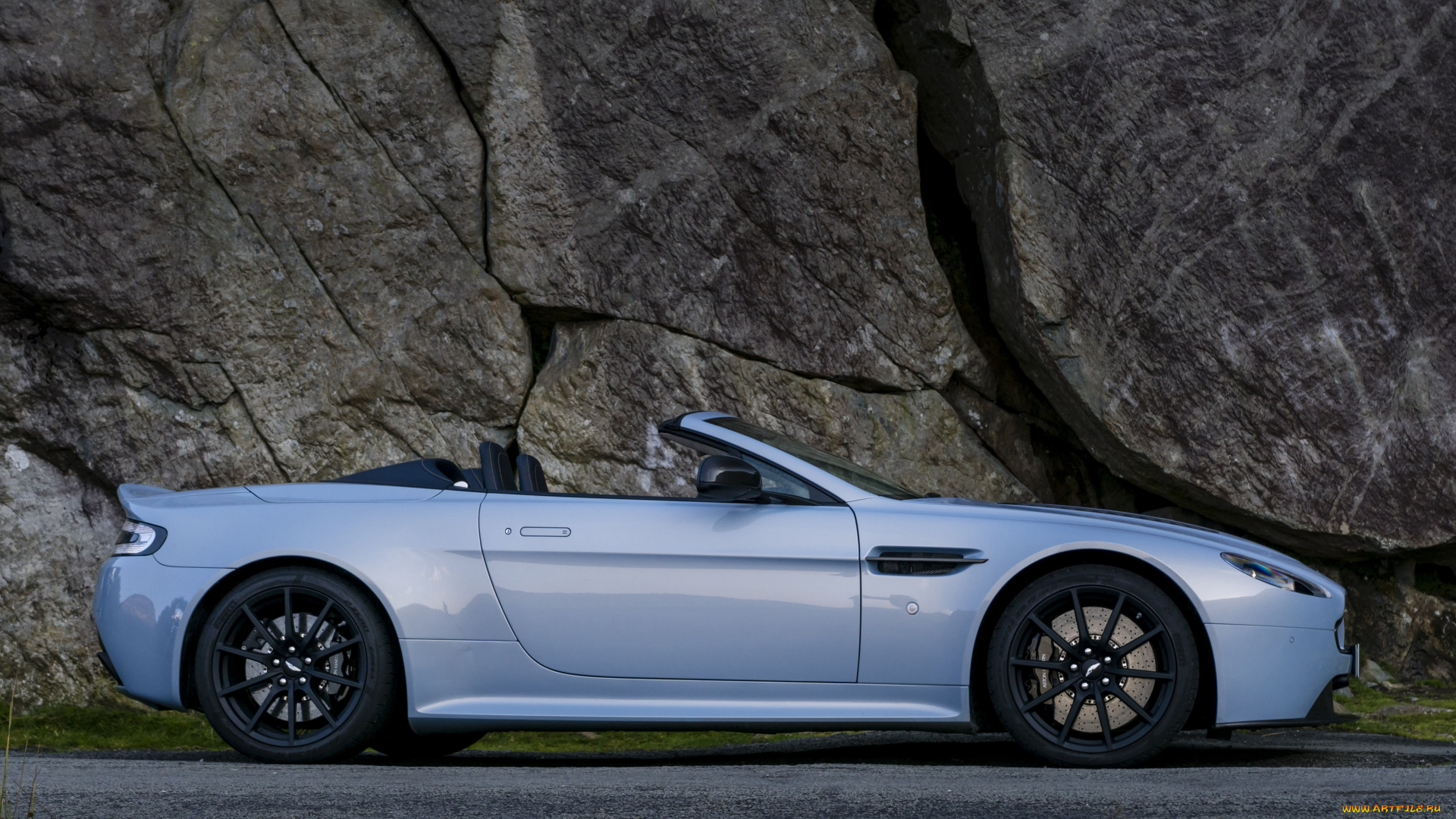автомобили, aston, martin, серый, 2014г, v12, aston, martin, uk-spec, roadster, vantage, s