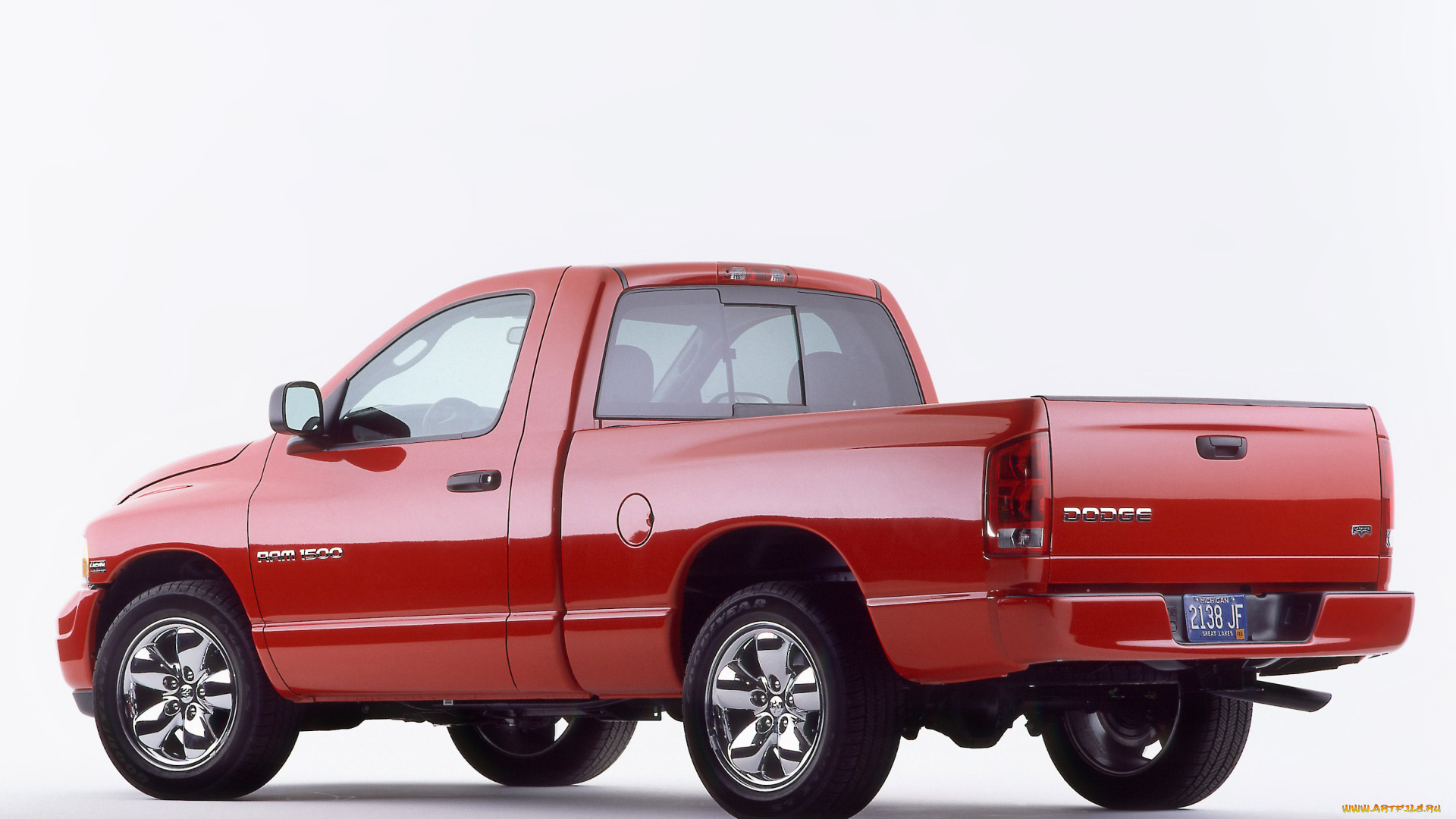 автомобили, dodge, 1500, ram, 2002г, showcar, laramie, hemi, красный