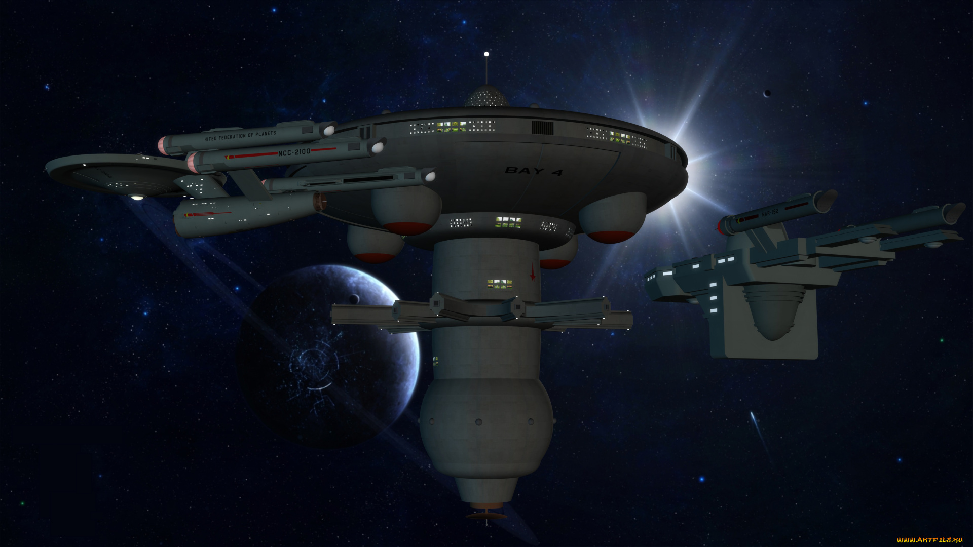 космос, арт, космический, корабль, вселенная, звезды