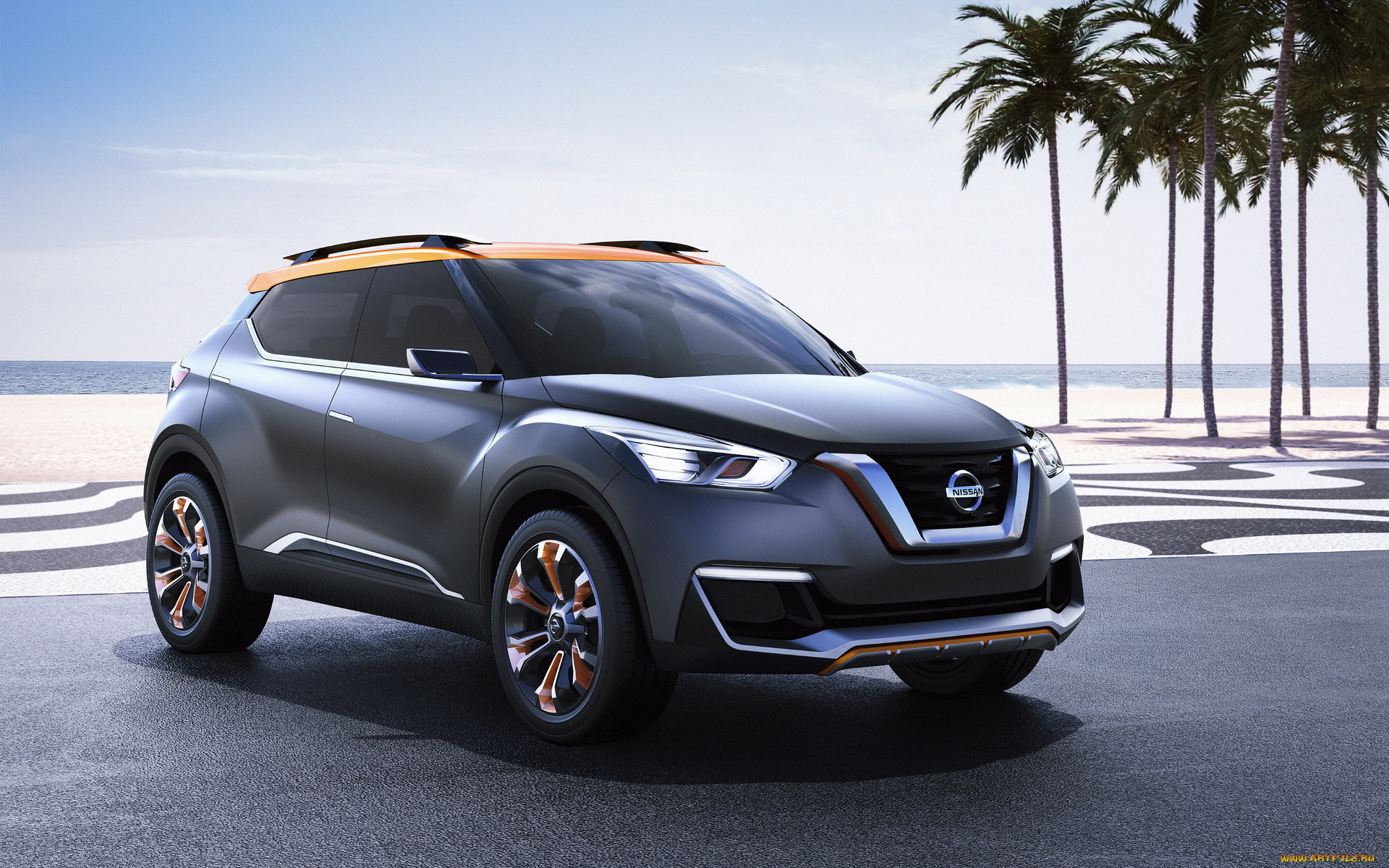 автомобили, nissan, datsun, straddling, car, concept, suv, kicks