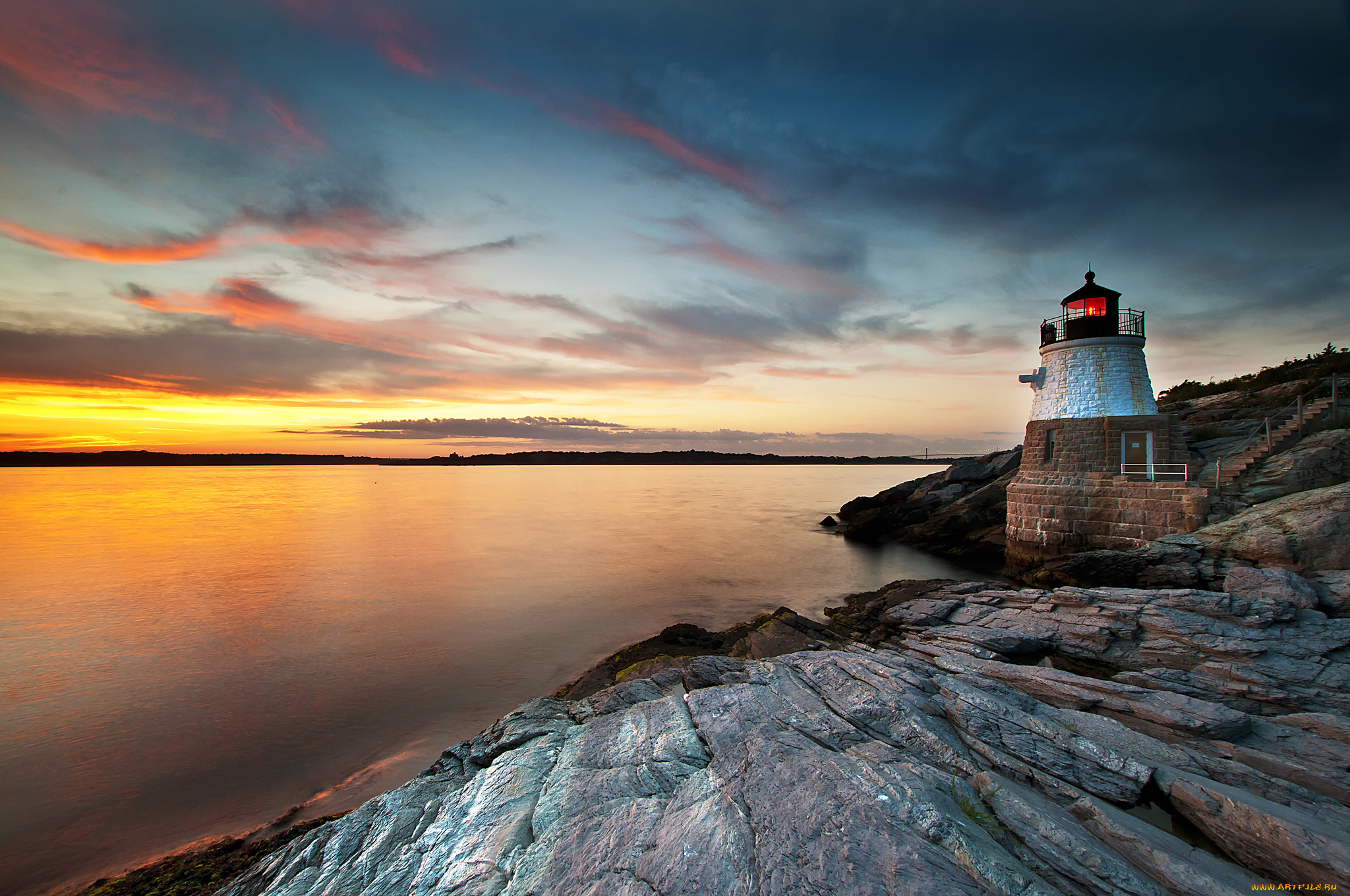 природа, маяки, скалы, океан, маяк