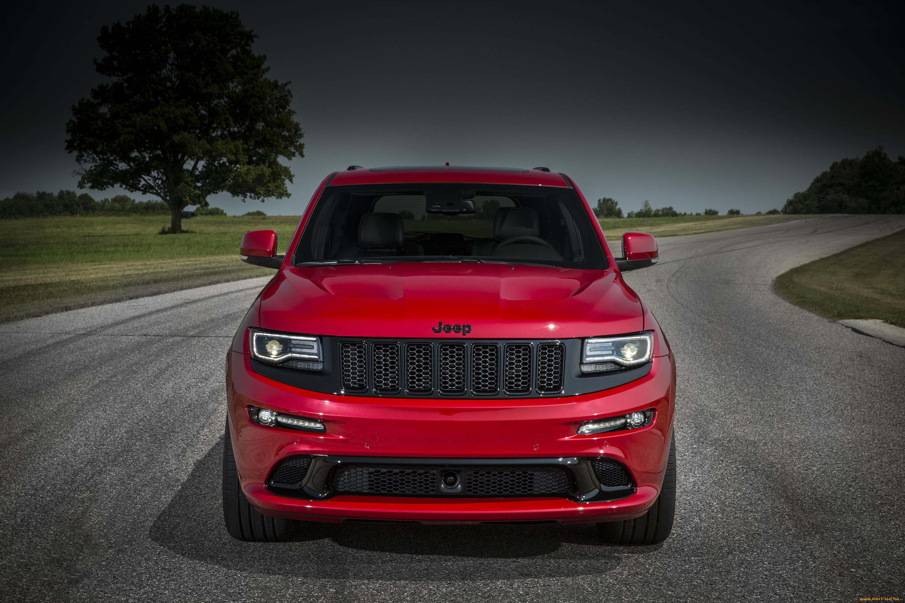 автомобили, jeep, красный, 2015г, red, vapor, srt, cherokee, grand, wk2