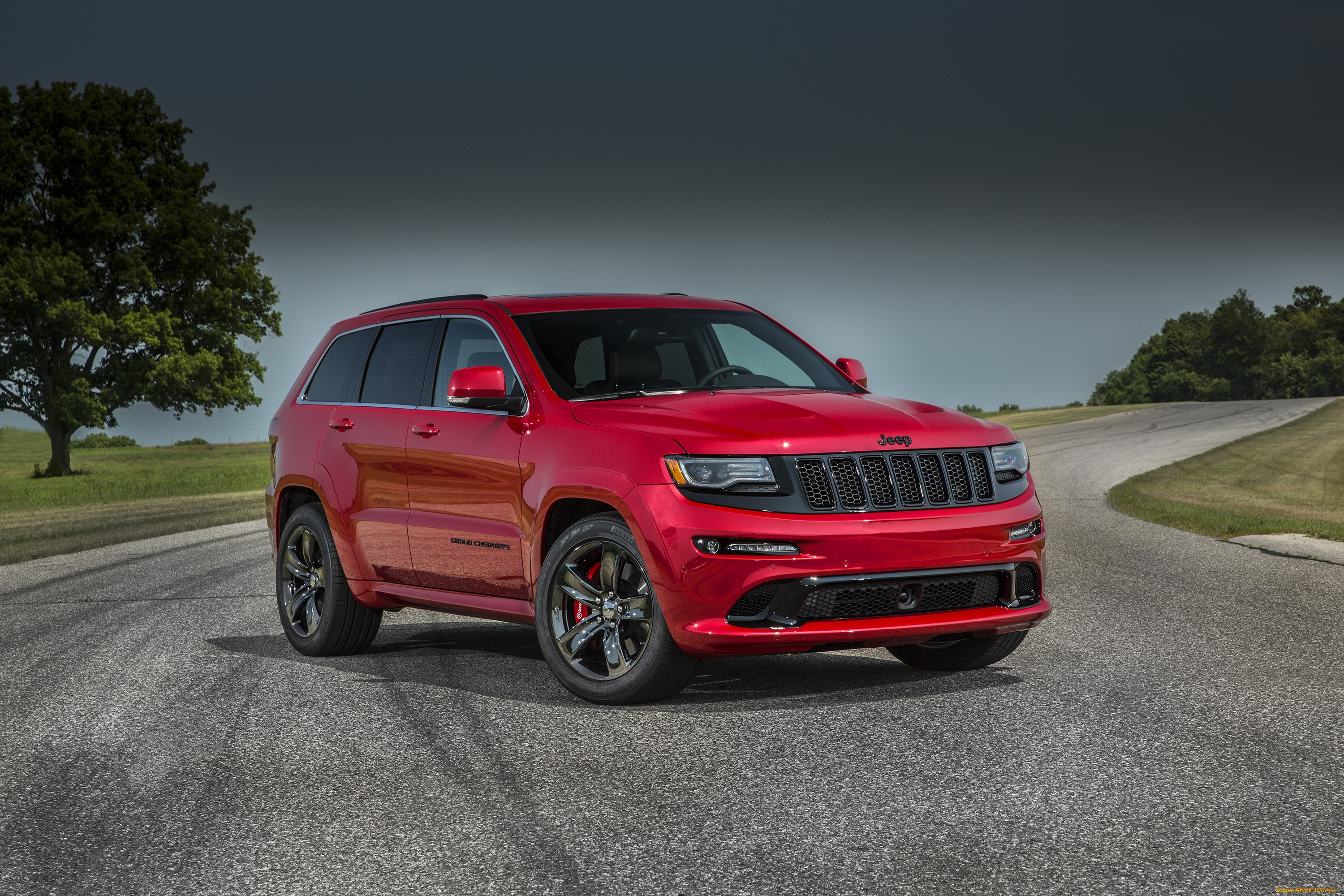 автомобили, jeep, red, vapor, 2015г, srt, cherokee, красный, wk2, grand