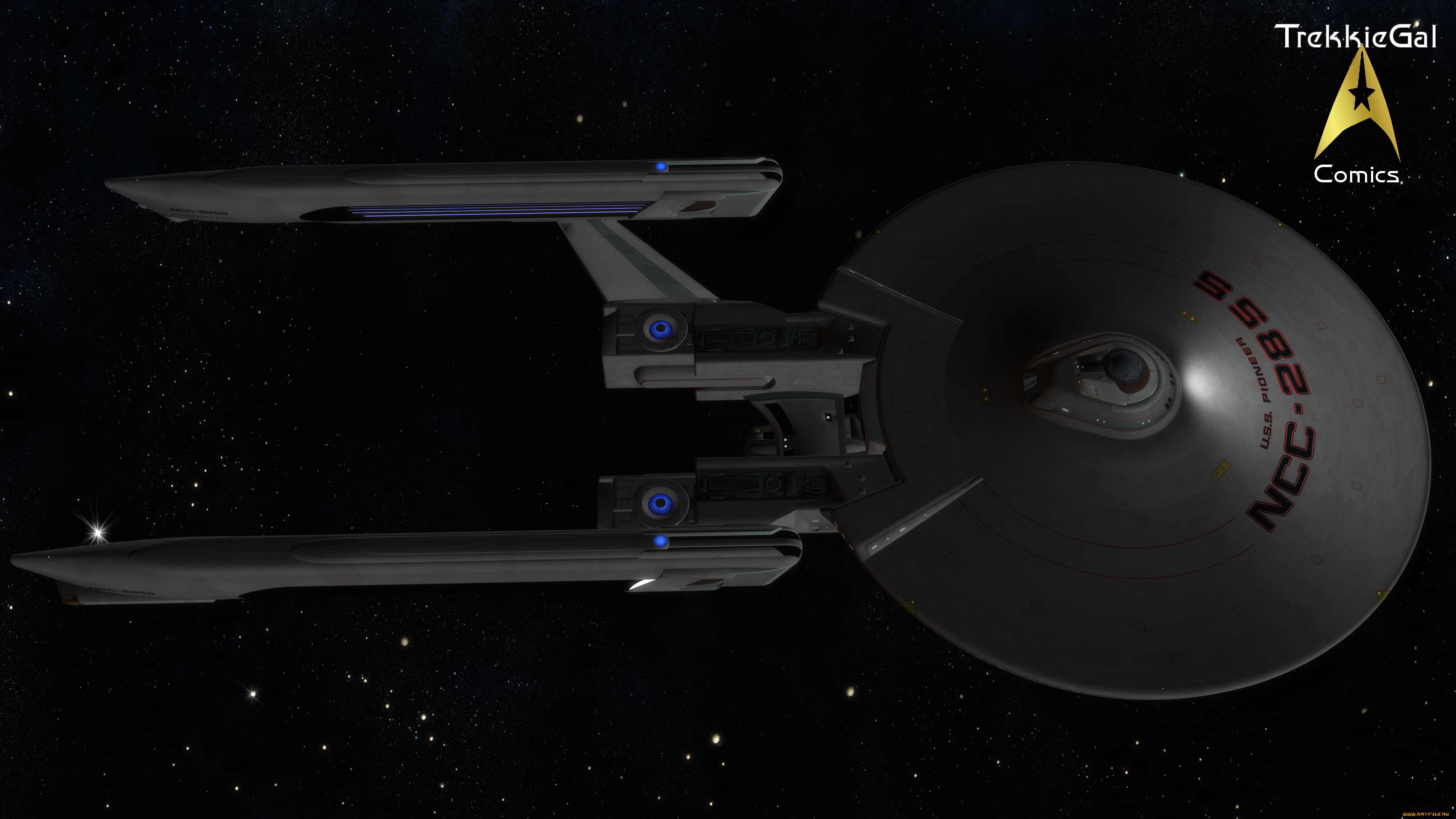 космос, арт, космический, корабль, вселенная, звезды