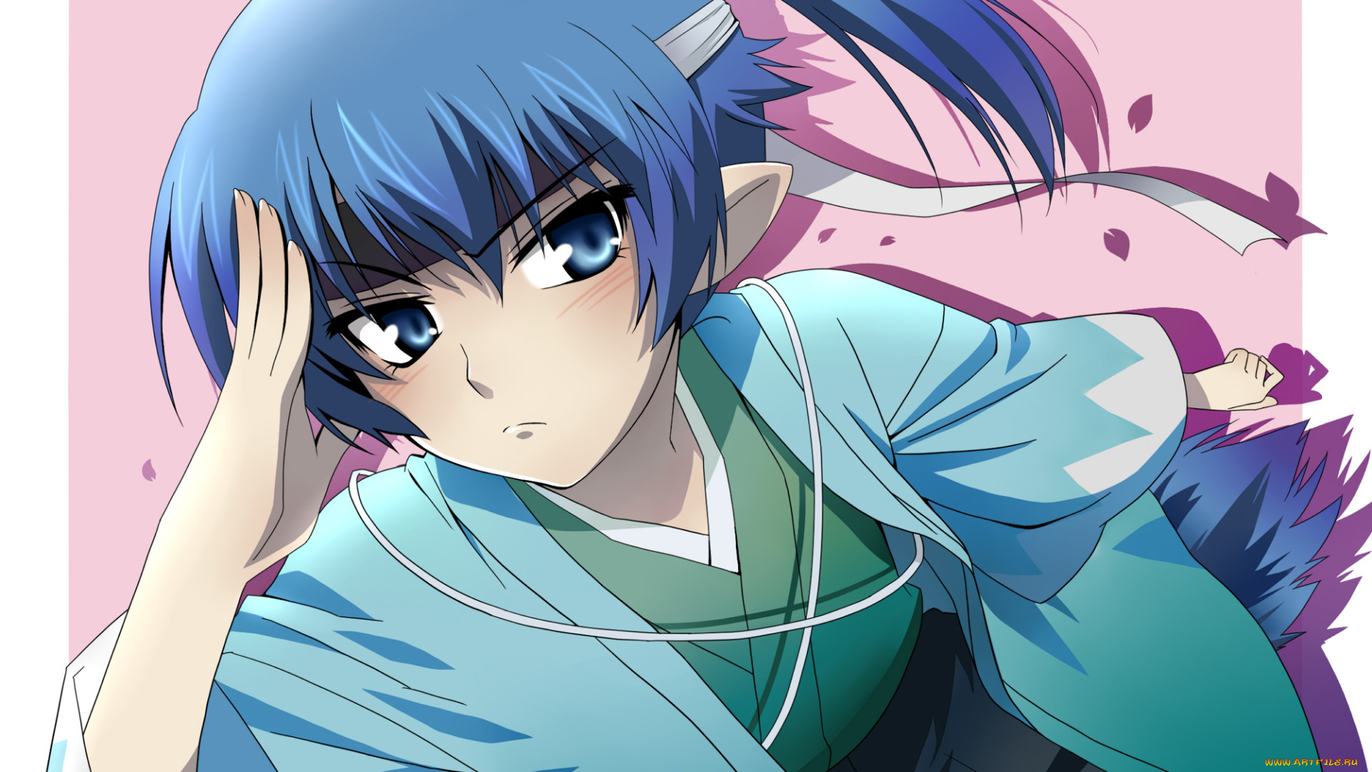 аниме, baka, to, test, to, shoukanjuu, фон, взгляд, девушка