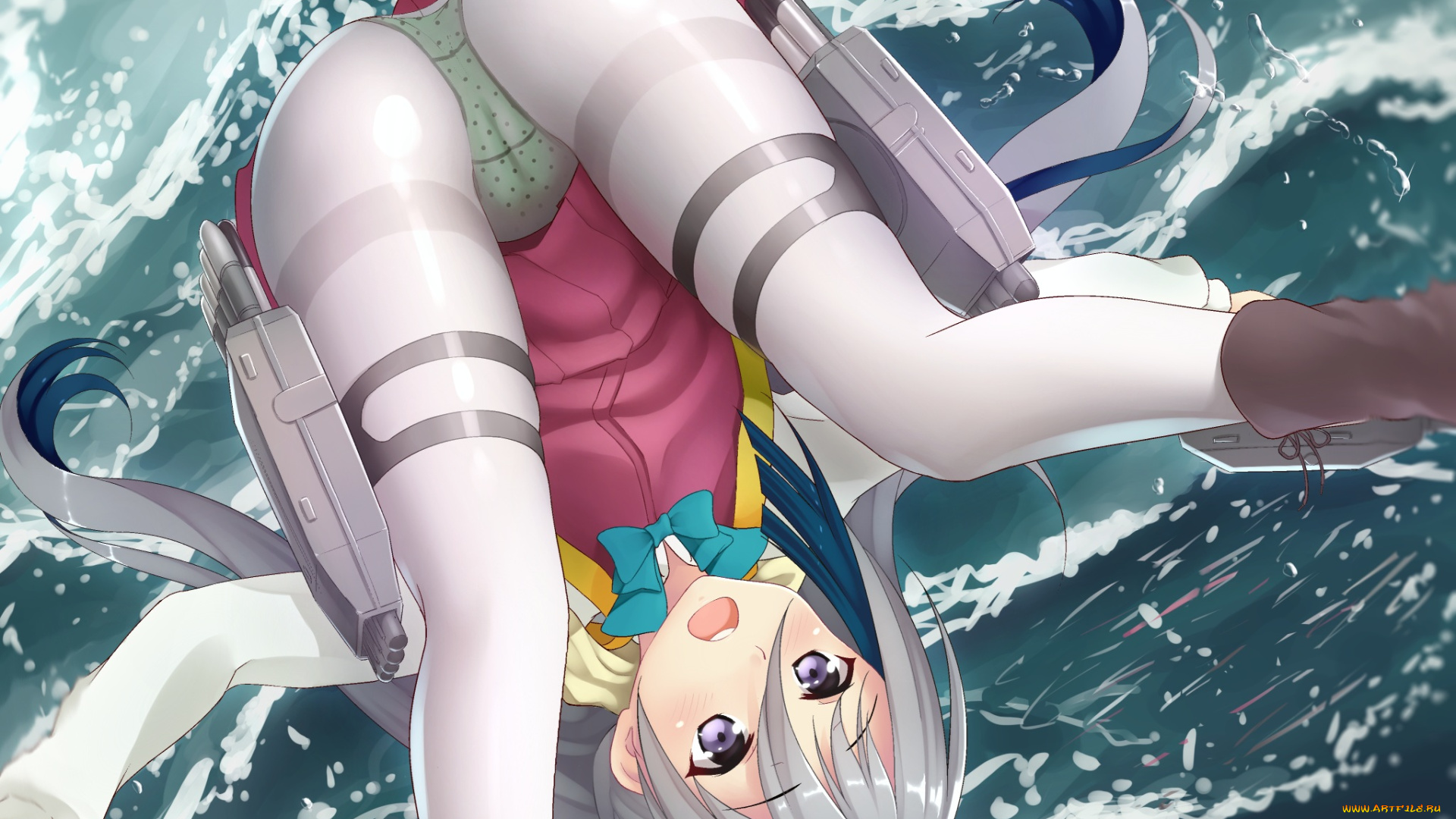 аниме, kantai, collection, kiyoshimo