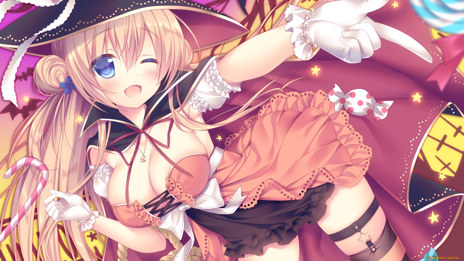 аниме, магия, , колдовство, , halloween, sorai, shinya