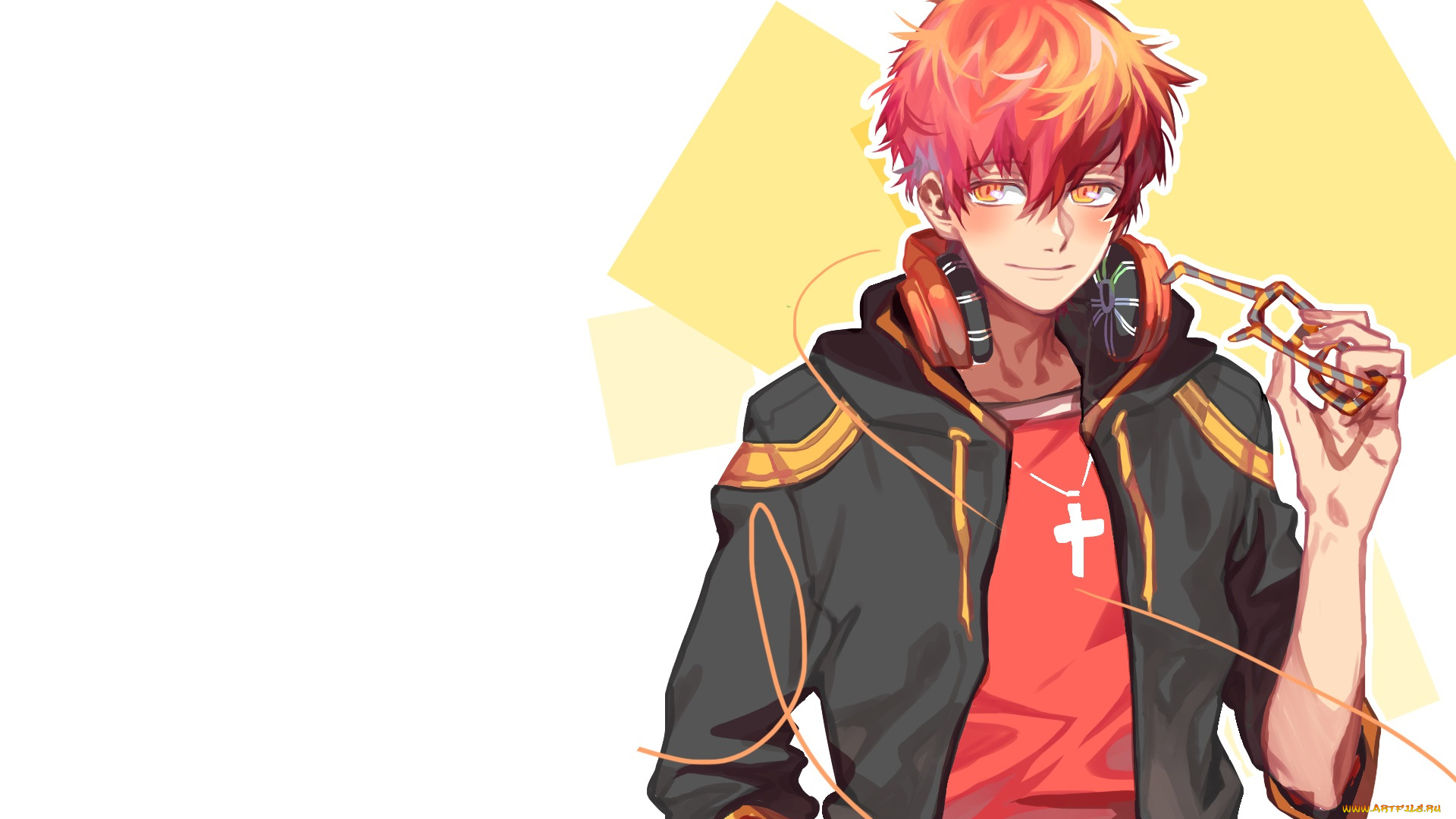 аниме, mystic, messenger, парень