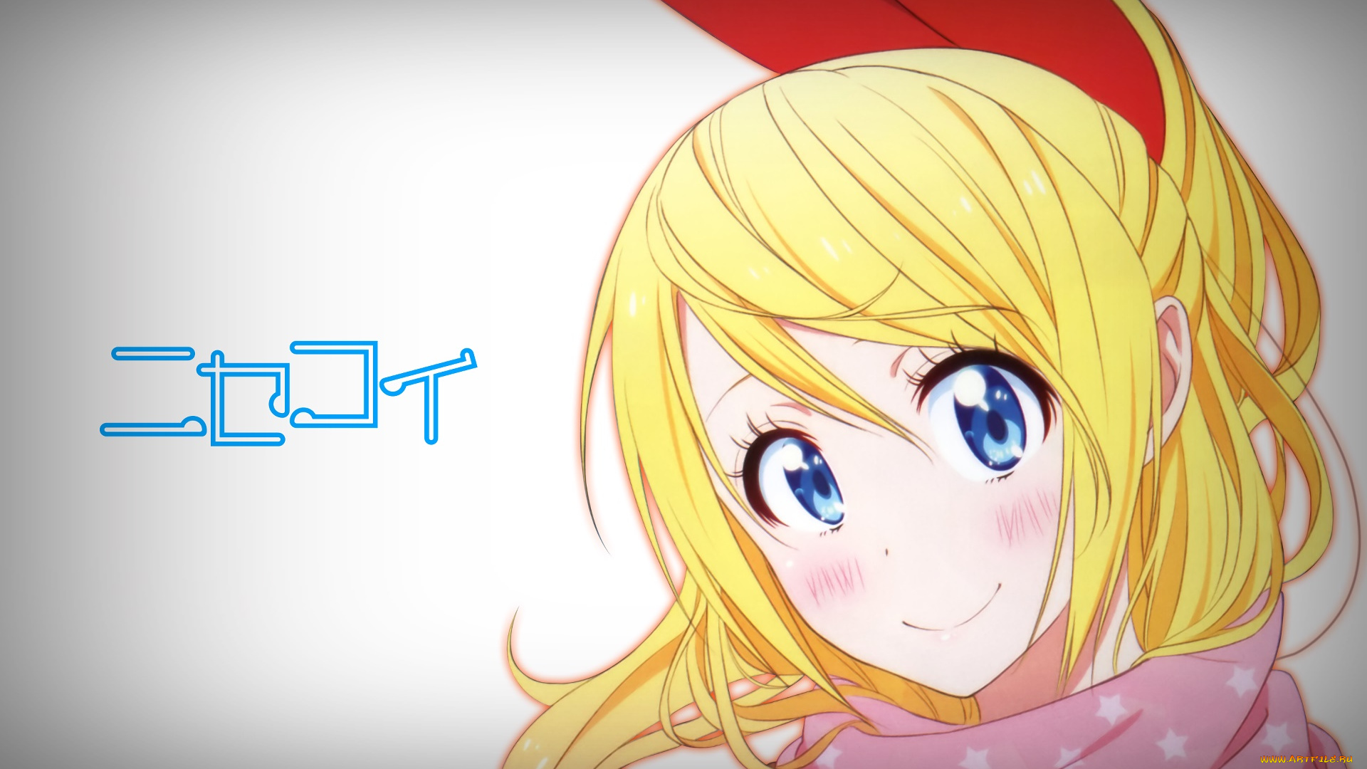 аниме, nisekoi, девушка, фон, взгляд