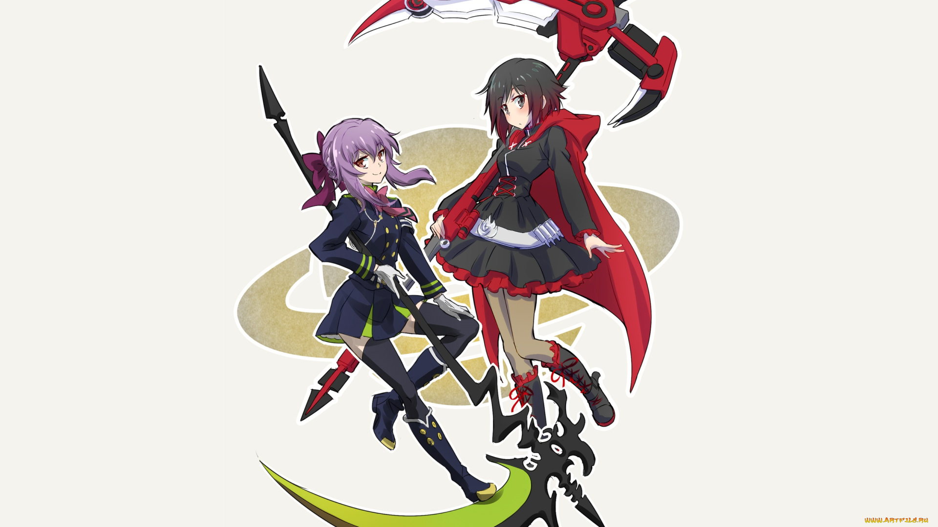 аниме, оружие, , техника, , технологии, девушки