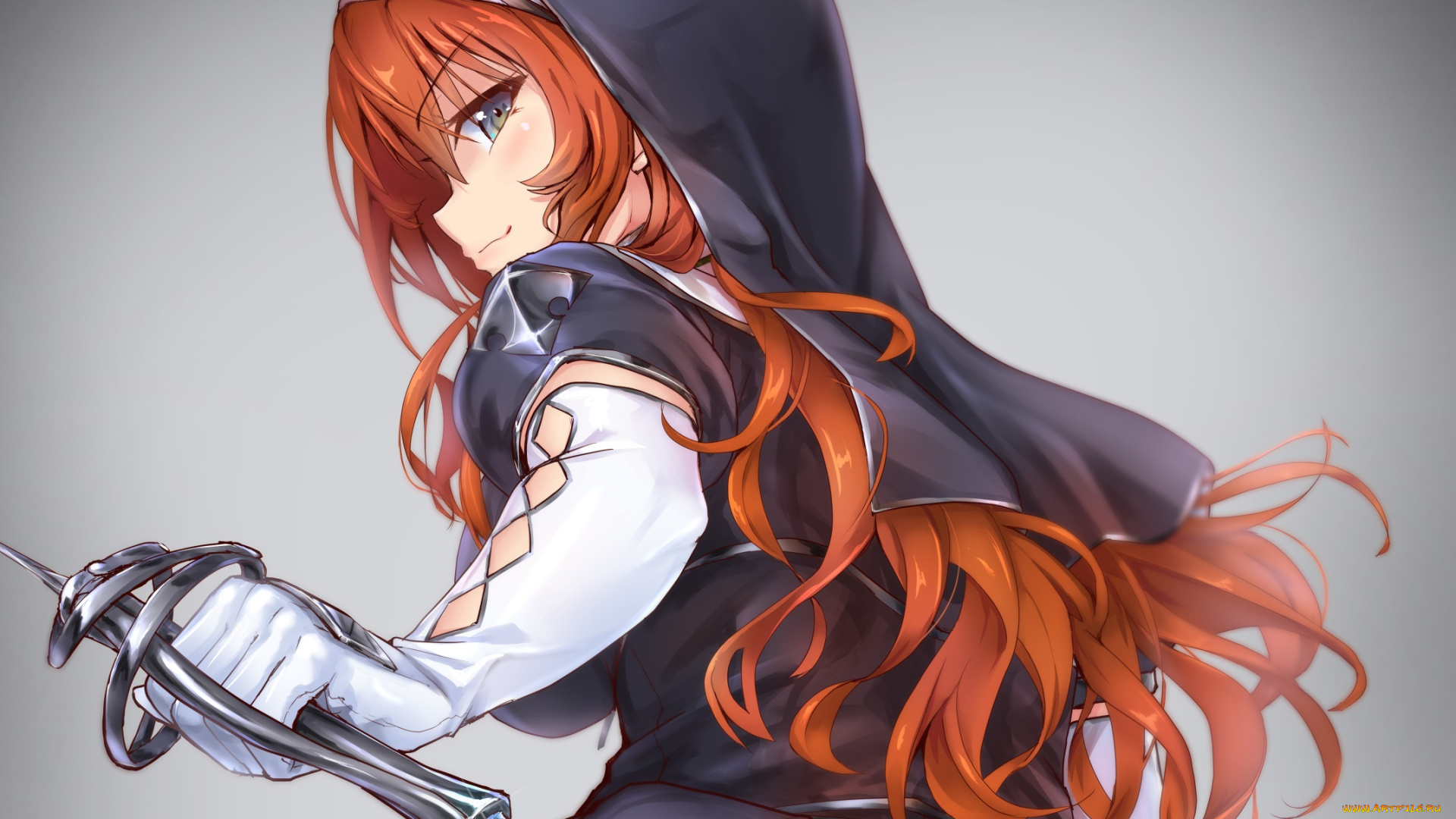 аниме, оружие, , техника, , технологии, девушка