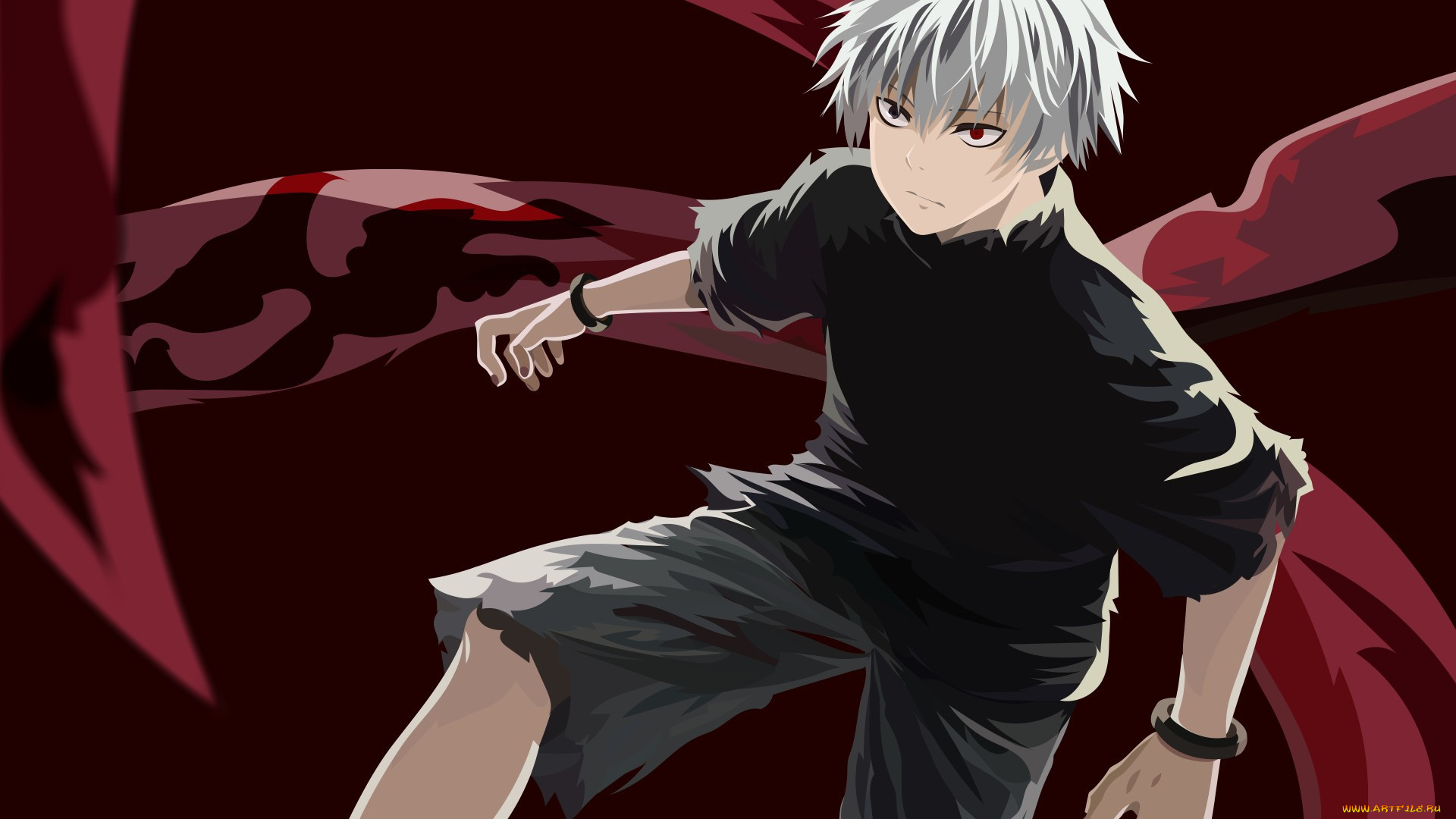 аниме, tokyo, ghoul, kaneki, ken