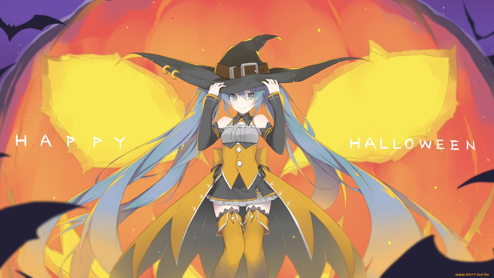 аниме, vocaloid, hatsune, miku